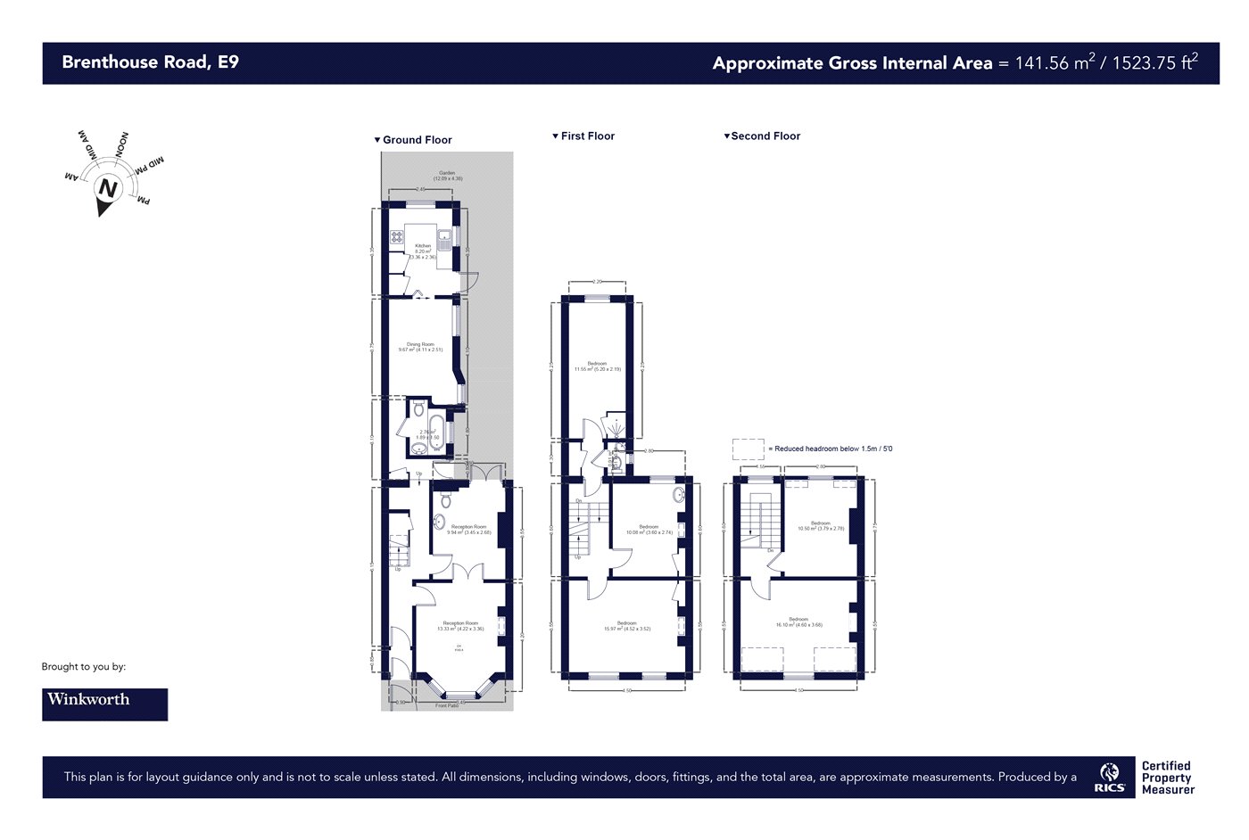 6, Brenthouse Road, London floorplan