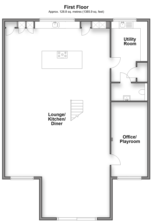 The Parade, Greatstone floorplan