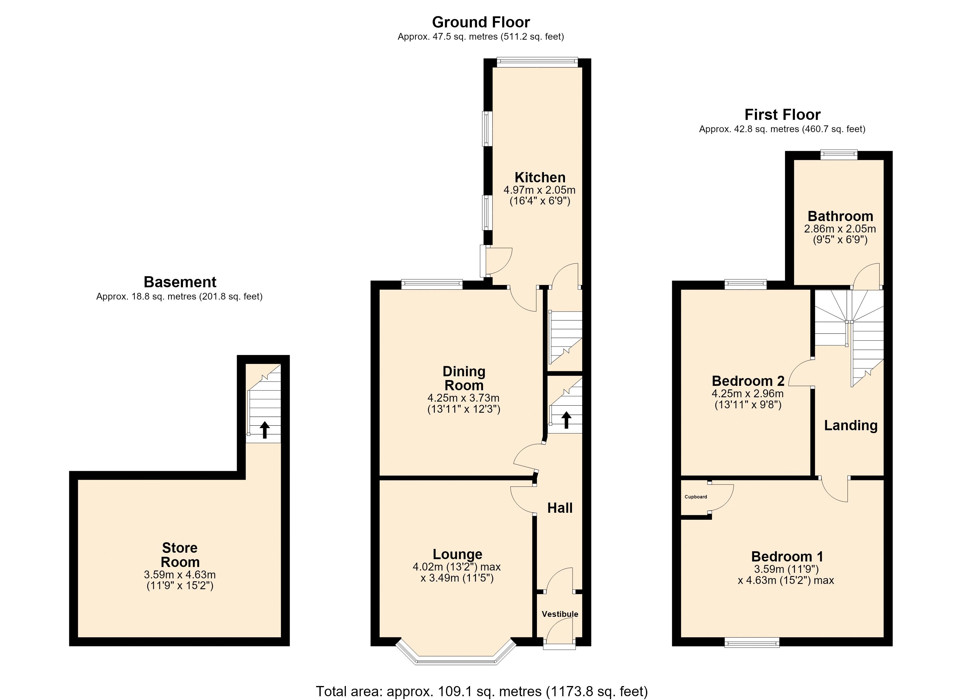 964, Manchester Road, Rochdale floorplan