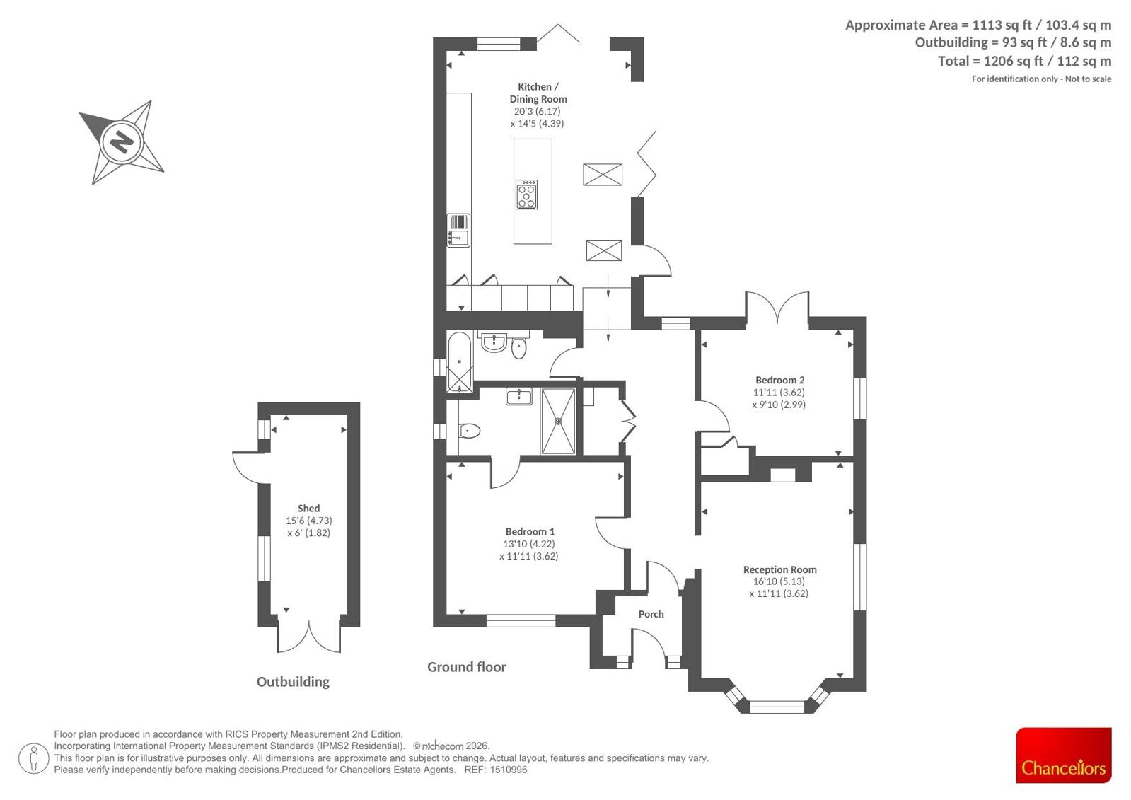 53, Paddock Road, Berkshire floorplan