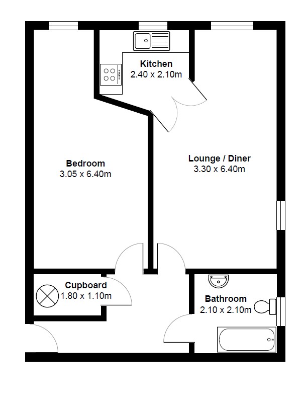 24, Appletree Court, Rainham floorplan