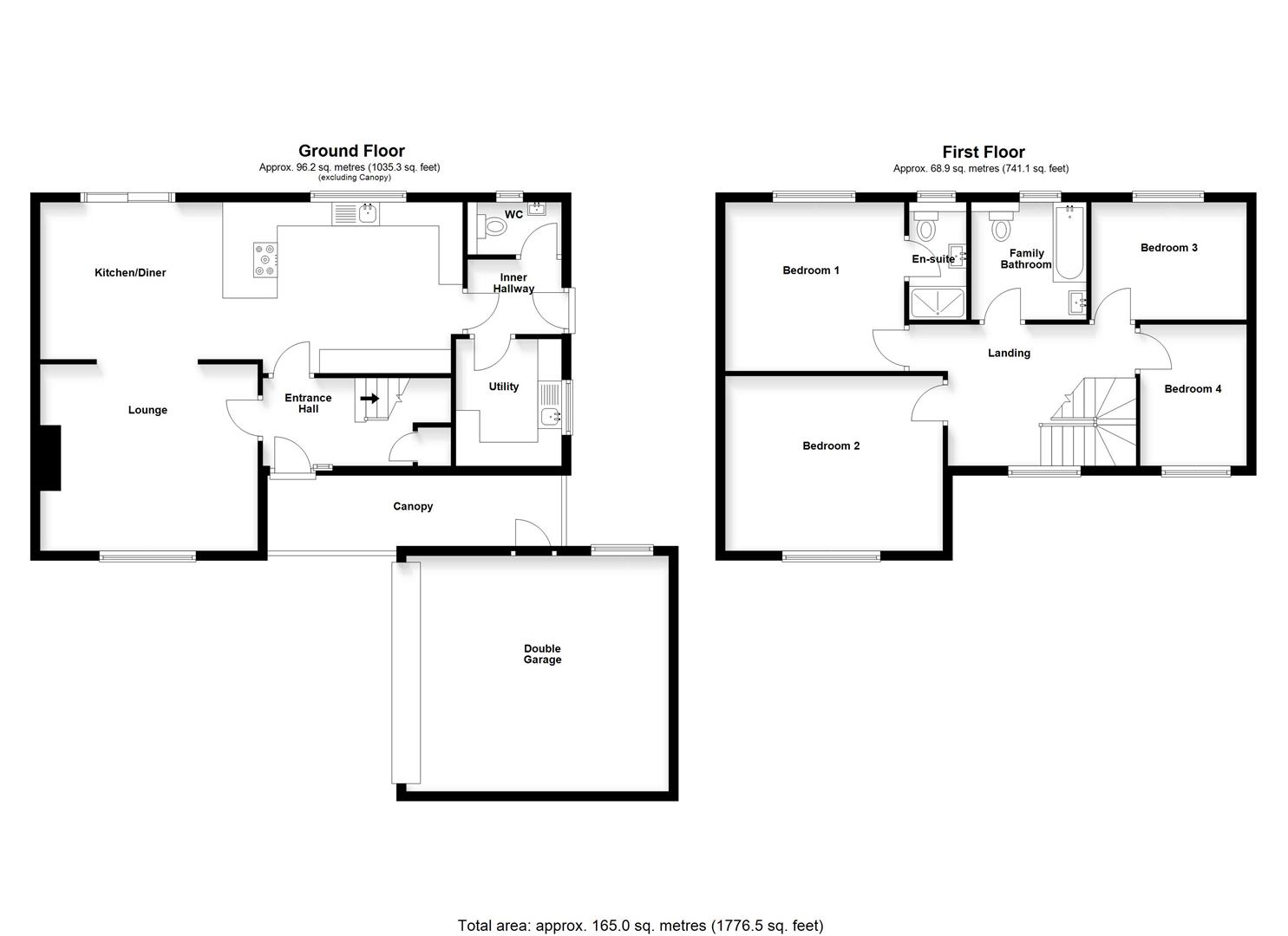1A, Brick Kiln Road, Stevenage floorplan