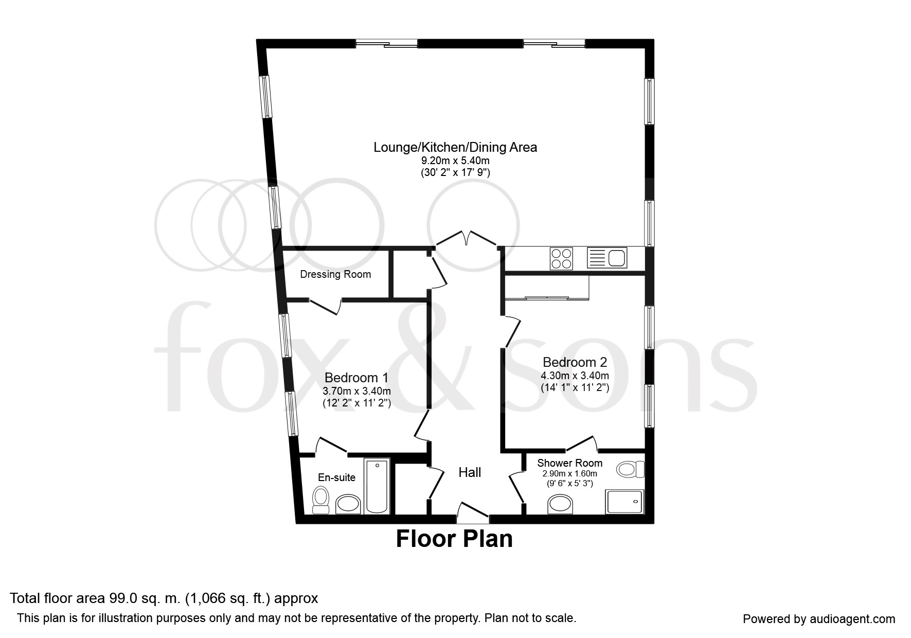 2 Bedrooms Flat for sale in Longridge Avenue, Saltdean, Brighton BN2