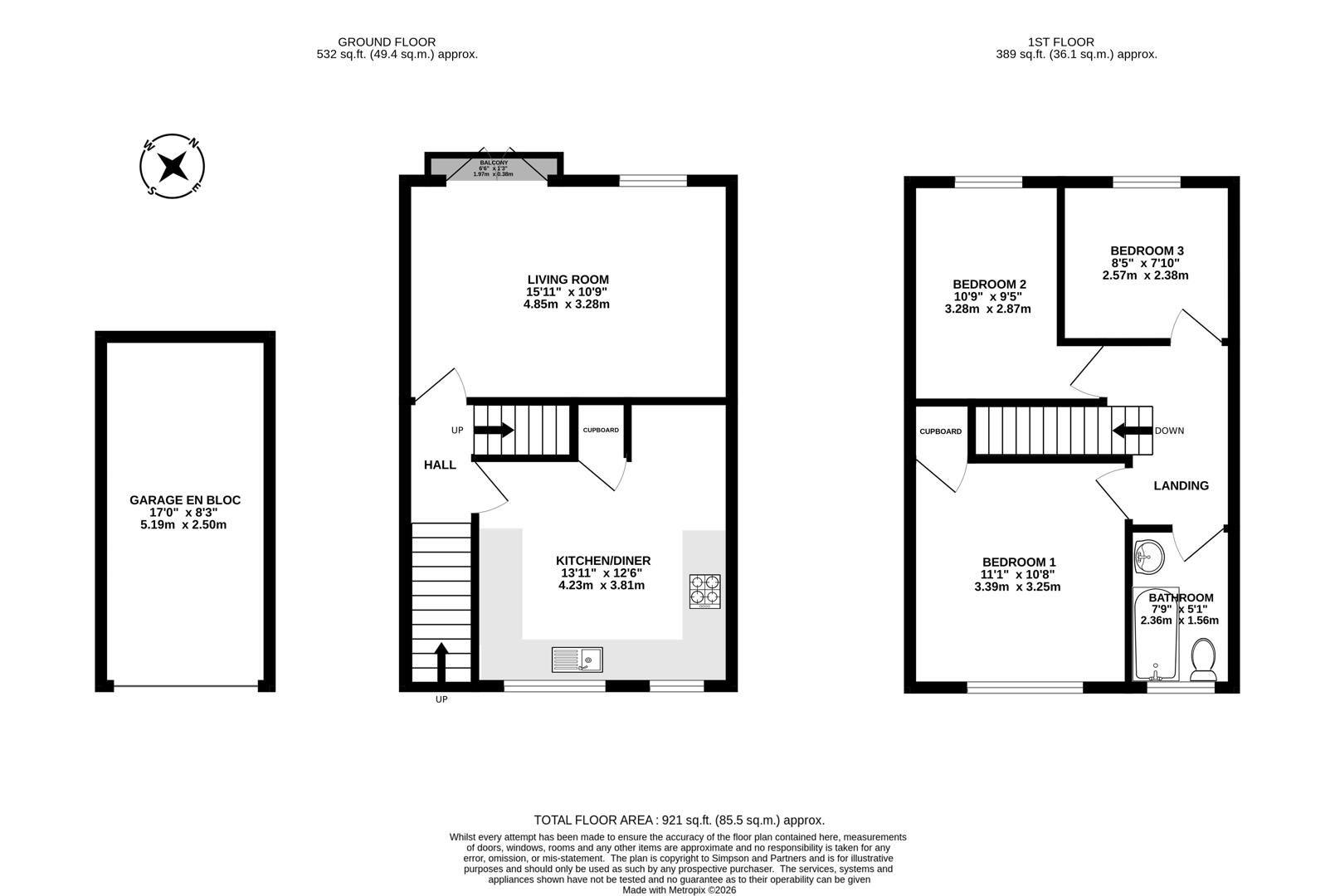 18, Ivel Road, Stevenage floorplan