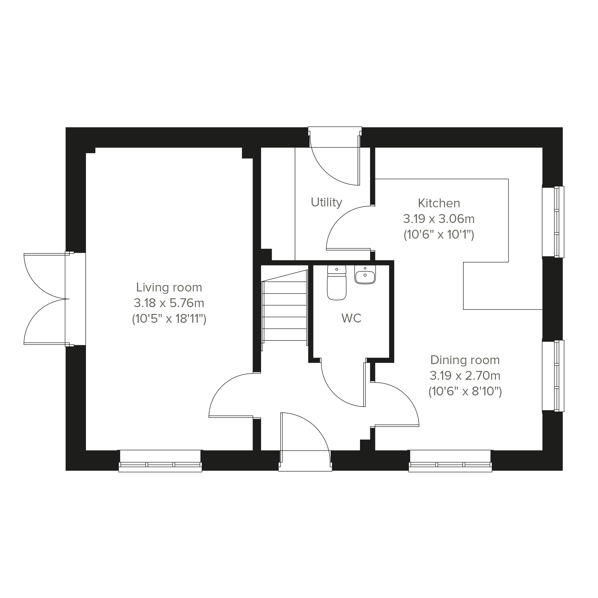 170, Cricket Lane, Lichfield floorplan