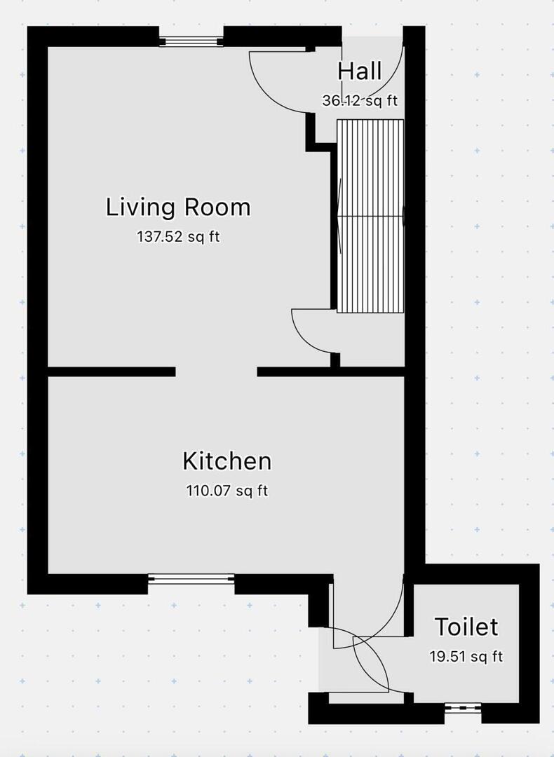 296, Park Road, Treorchy floorplan