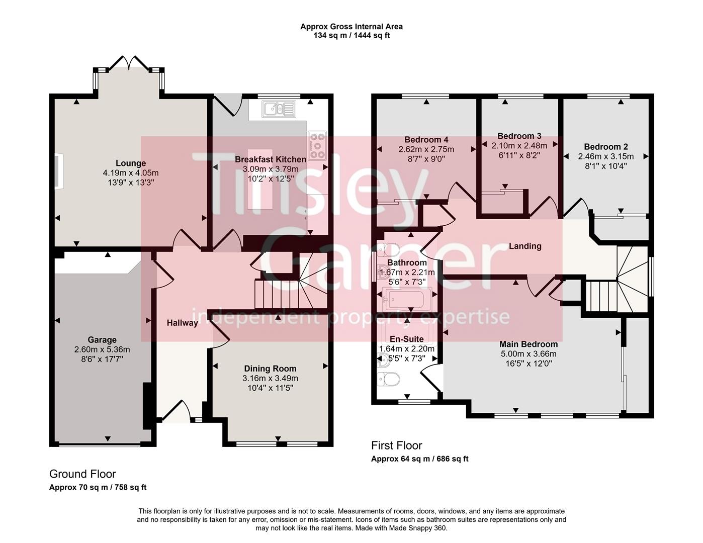 6, Elm Crescent, Stafford floorplan