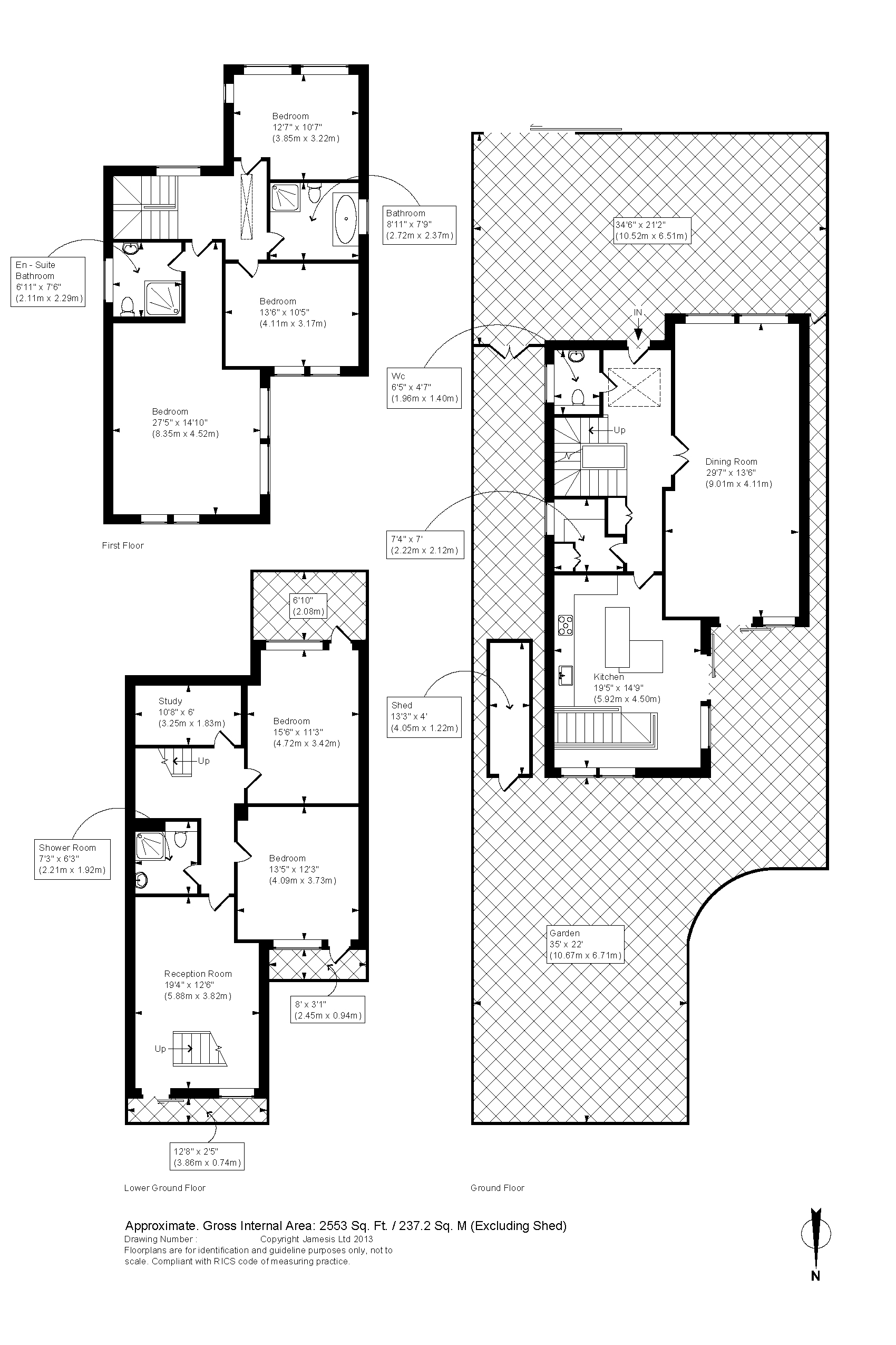 5 Bedrooms Terraced house to rent in Langton Way, Blackheath SE3