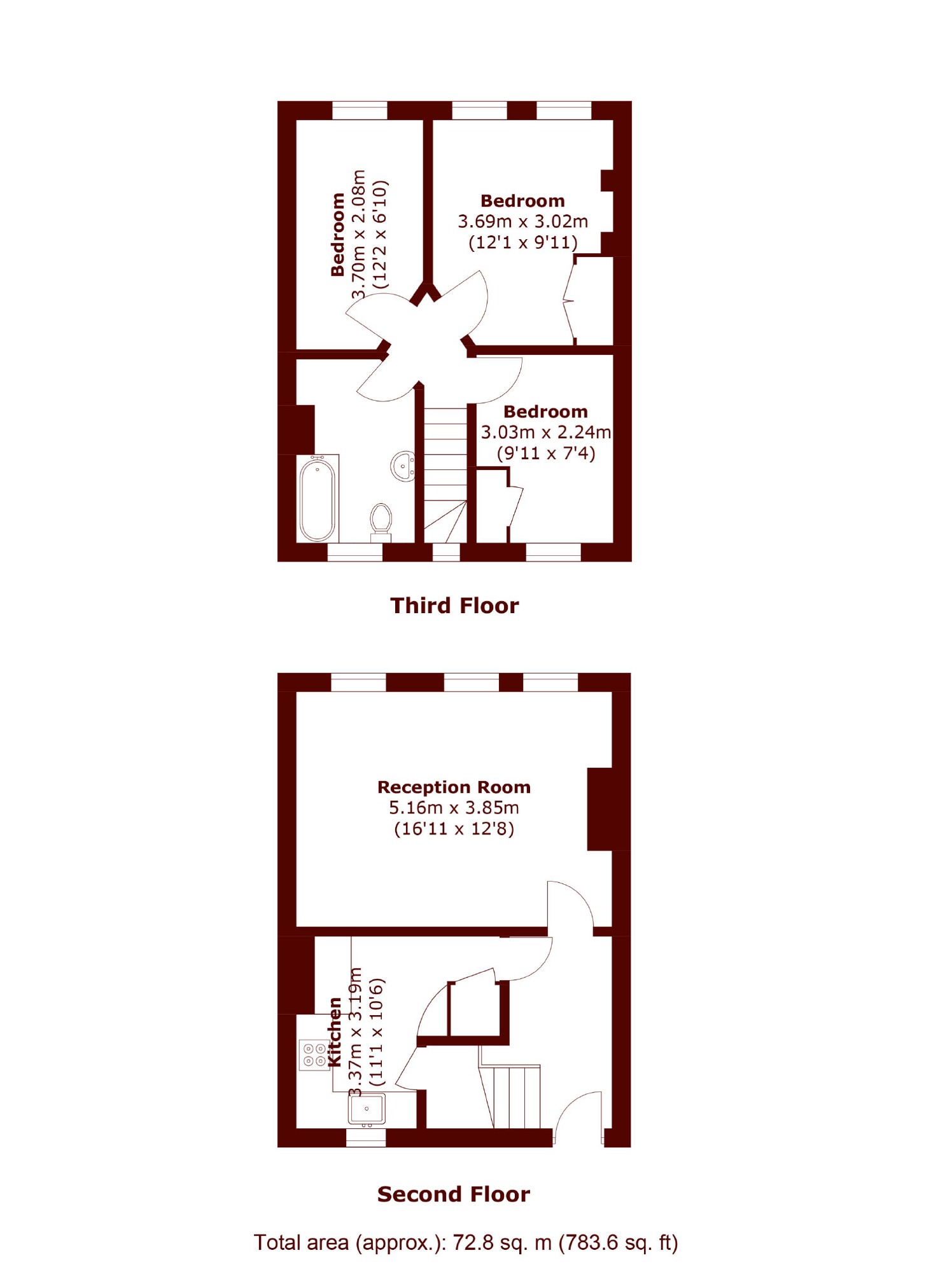 9, Carmichael Court, London floorplan