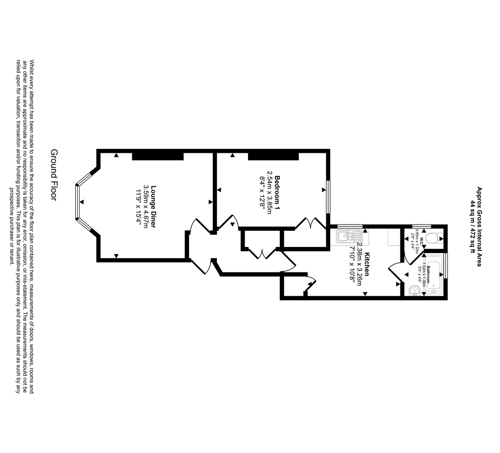 25B, Coningham Road, SHEPHERDS BUSH floorplan