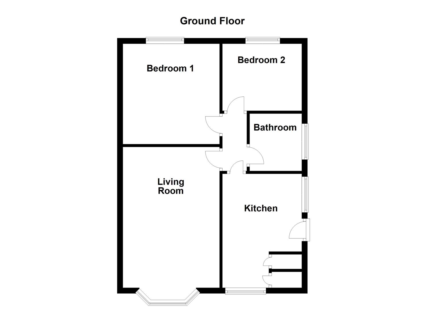 Bexhill Close, Pontefract WF8, 2 bedroom semidetached bungalow for