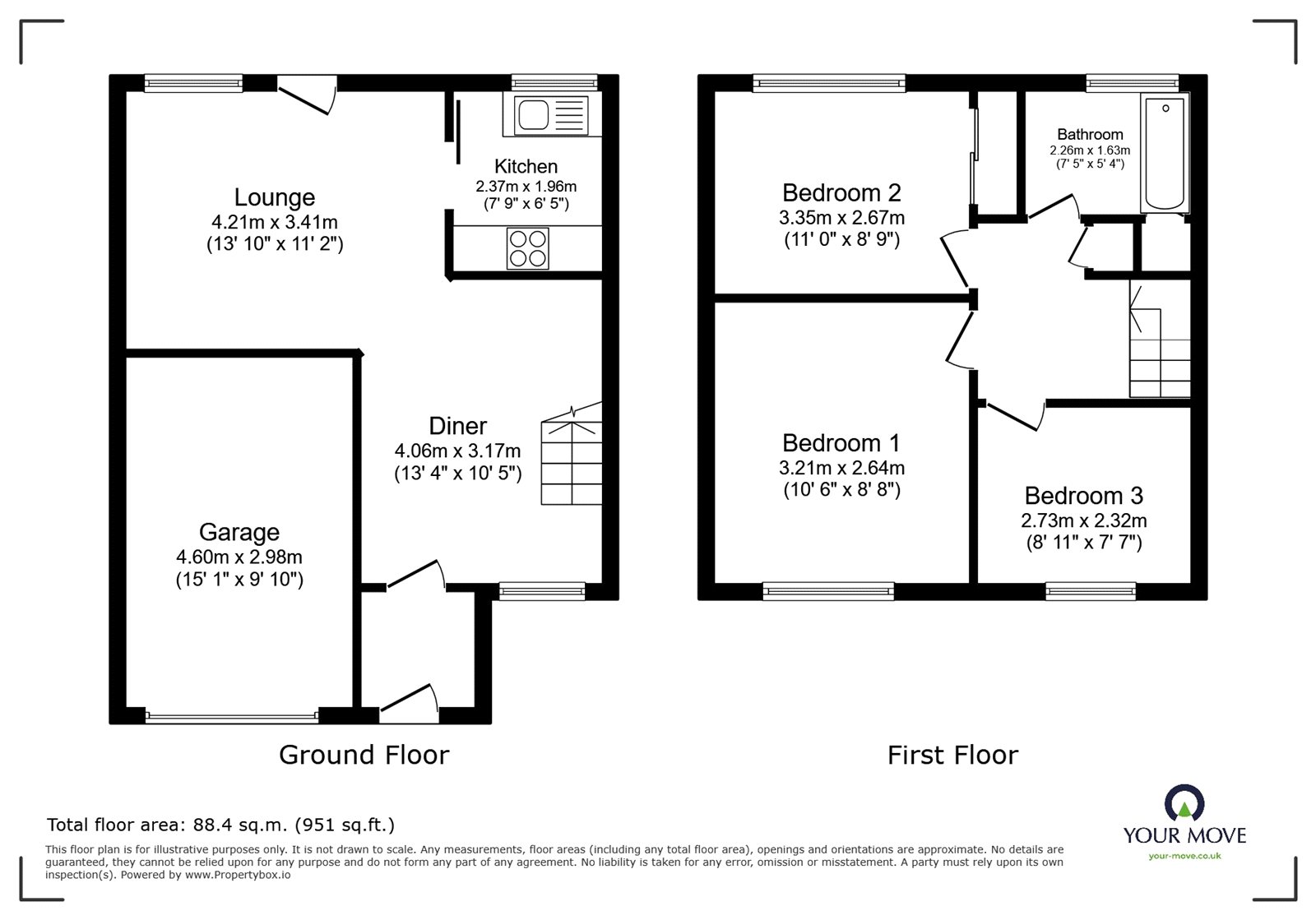 9, Hendre Close, West Midlands floorplan