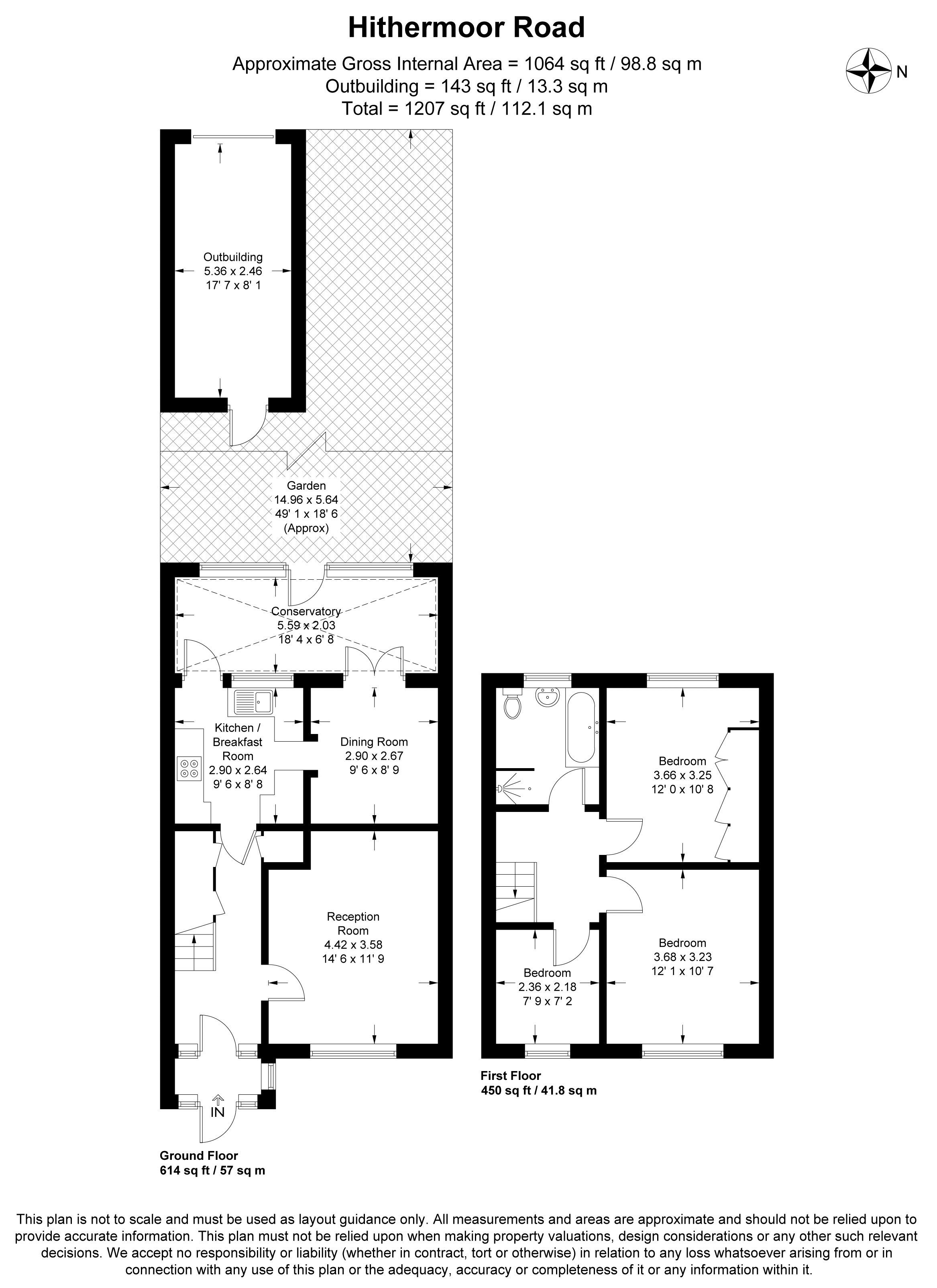 239, Hithermoor Road, Stanwell Moor floorplan