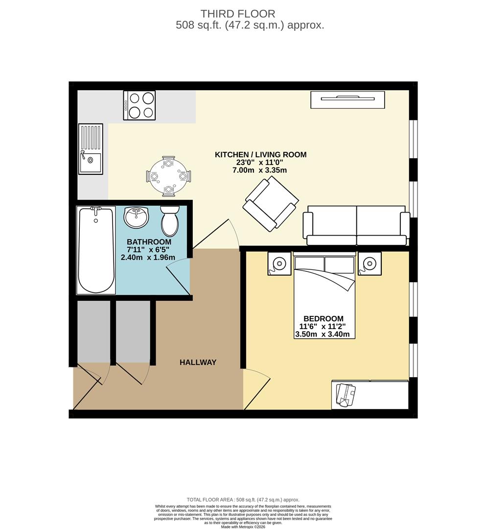 Flat 21, Chorlton Heights 615C, Wilbraham Road, Manchester floorplan