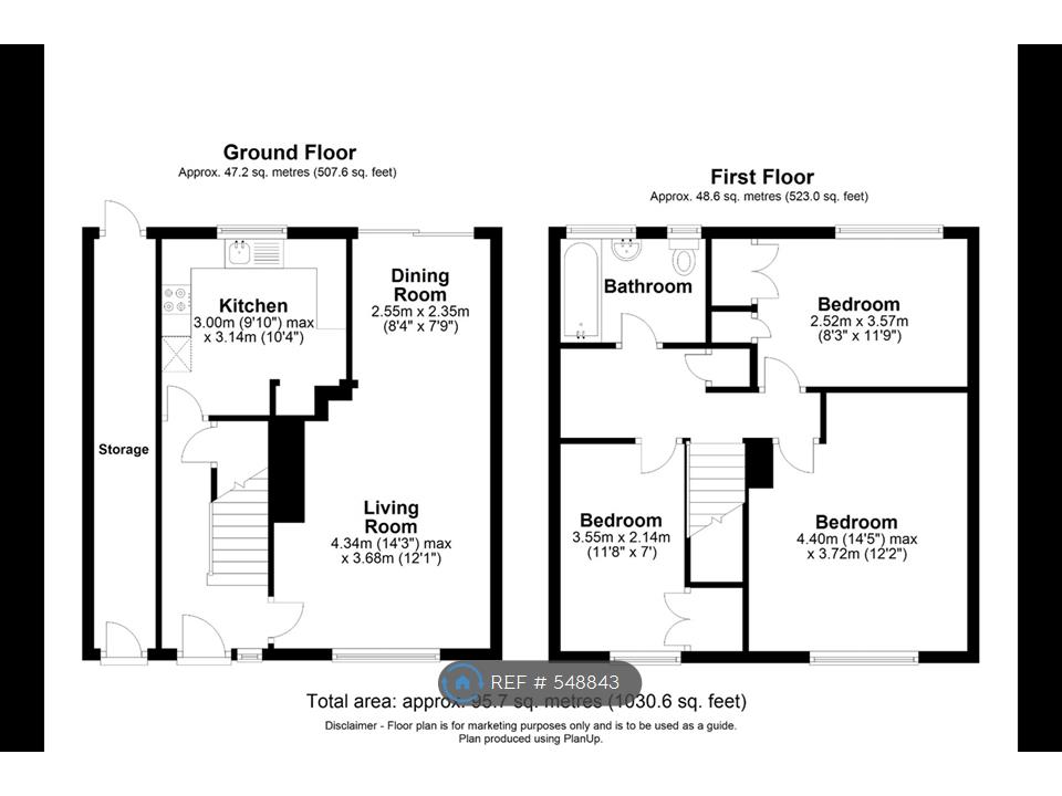 3 Bedrooms Terraced house to rent in Coulser Close, Hemel Hempstead HP1