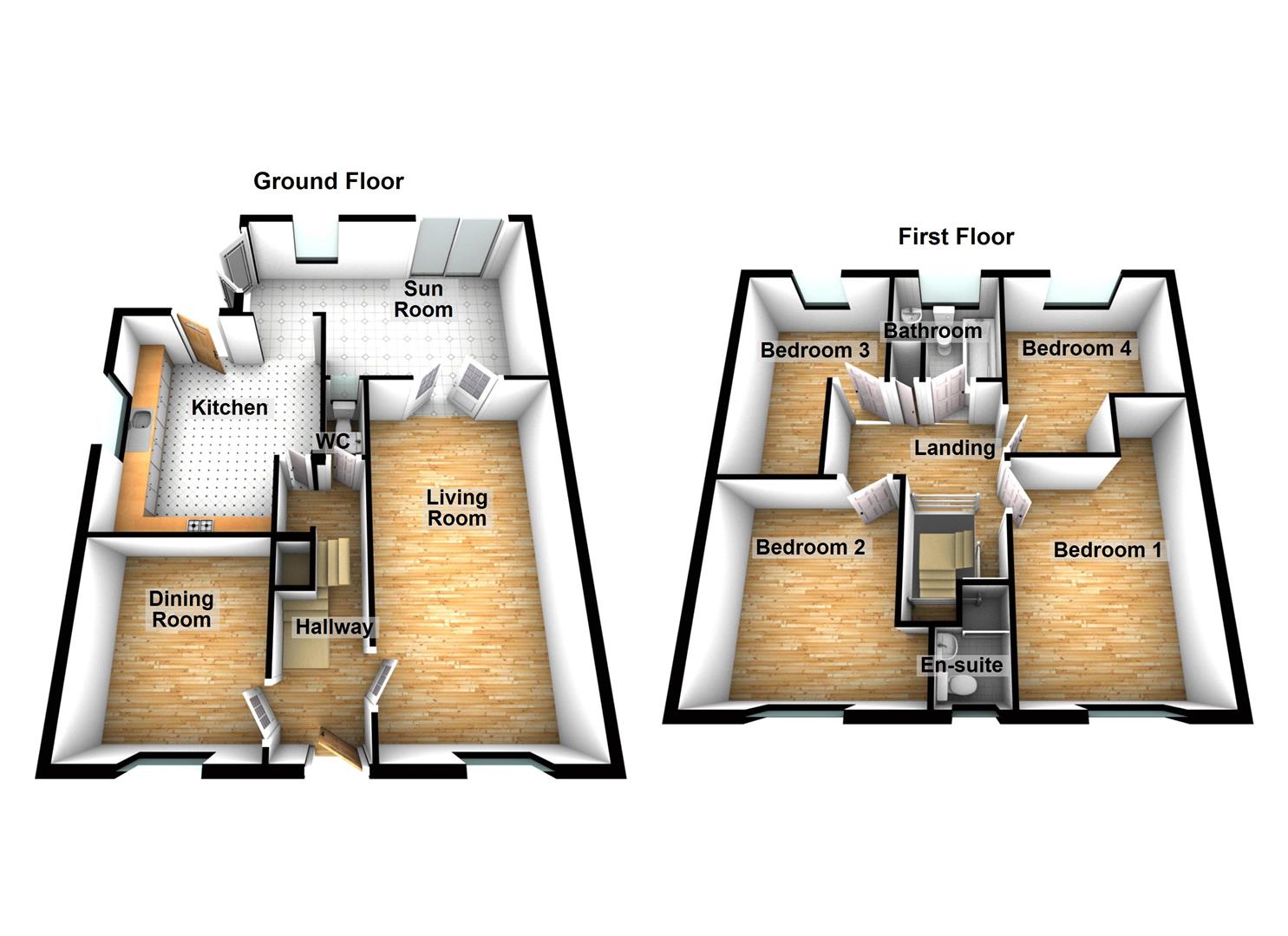1, Heol Dyffryn Aur, Kidwelly floorplan