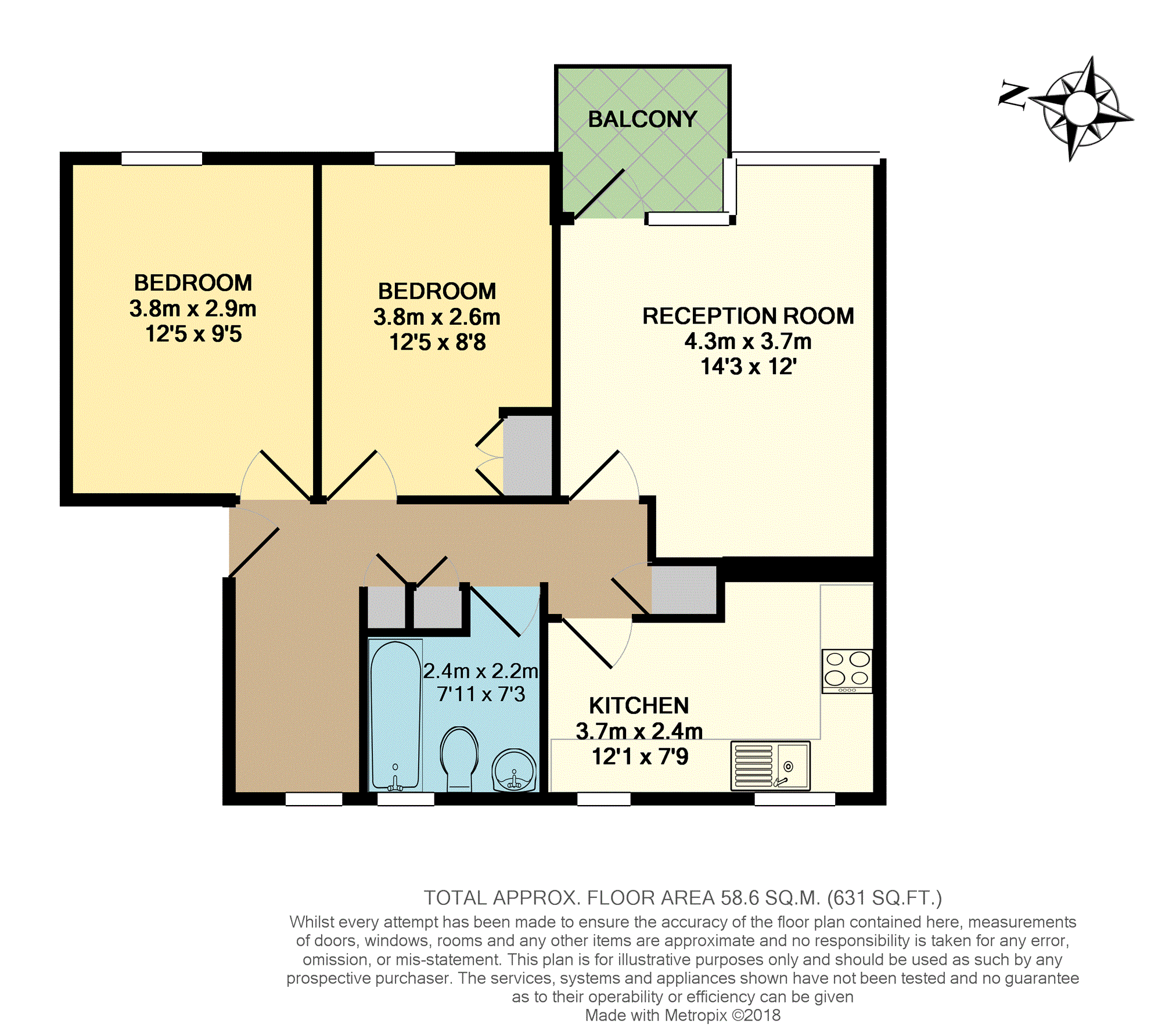 2 Bedrooms Flat for sale in Thursley Gardens, London SW19