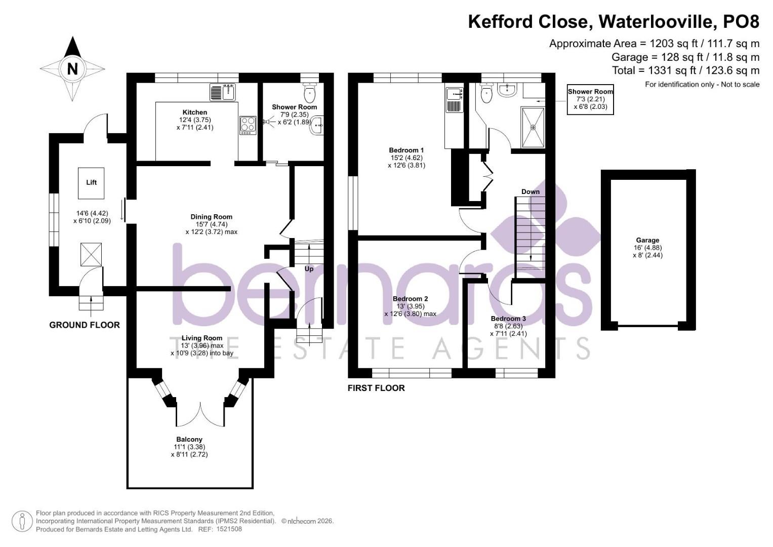 1, Kefford Close, Waterlooville floorplan