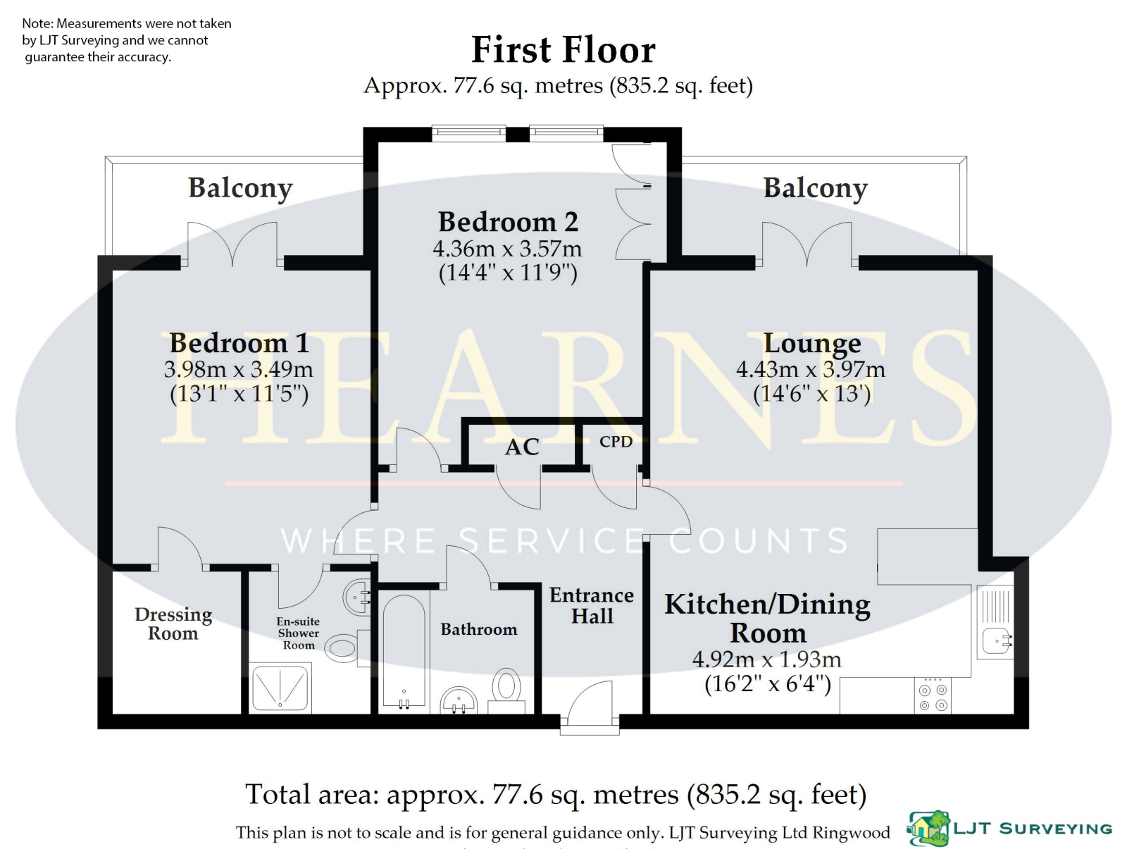 5 Kingfisher House, 4 Waterside Close, Ringwood floorplan