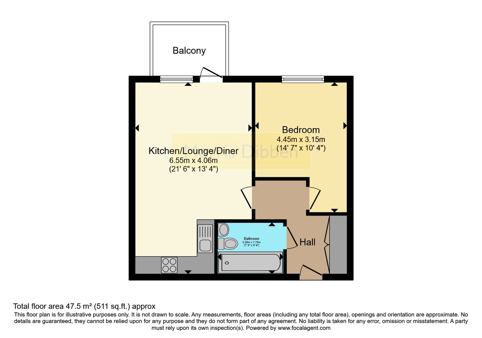 45 Elm Quay,, Thomas Blake Avenue, Hampshire floorplan