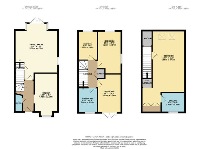 15, Brentnall Way, Bristol floorplan