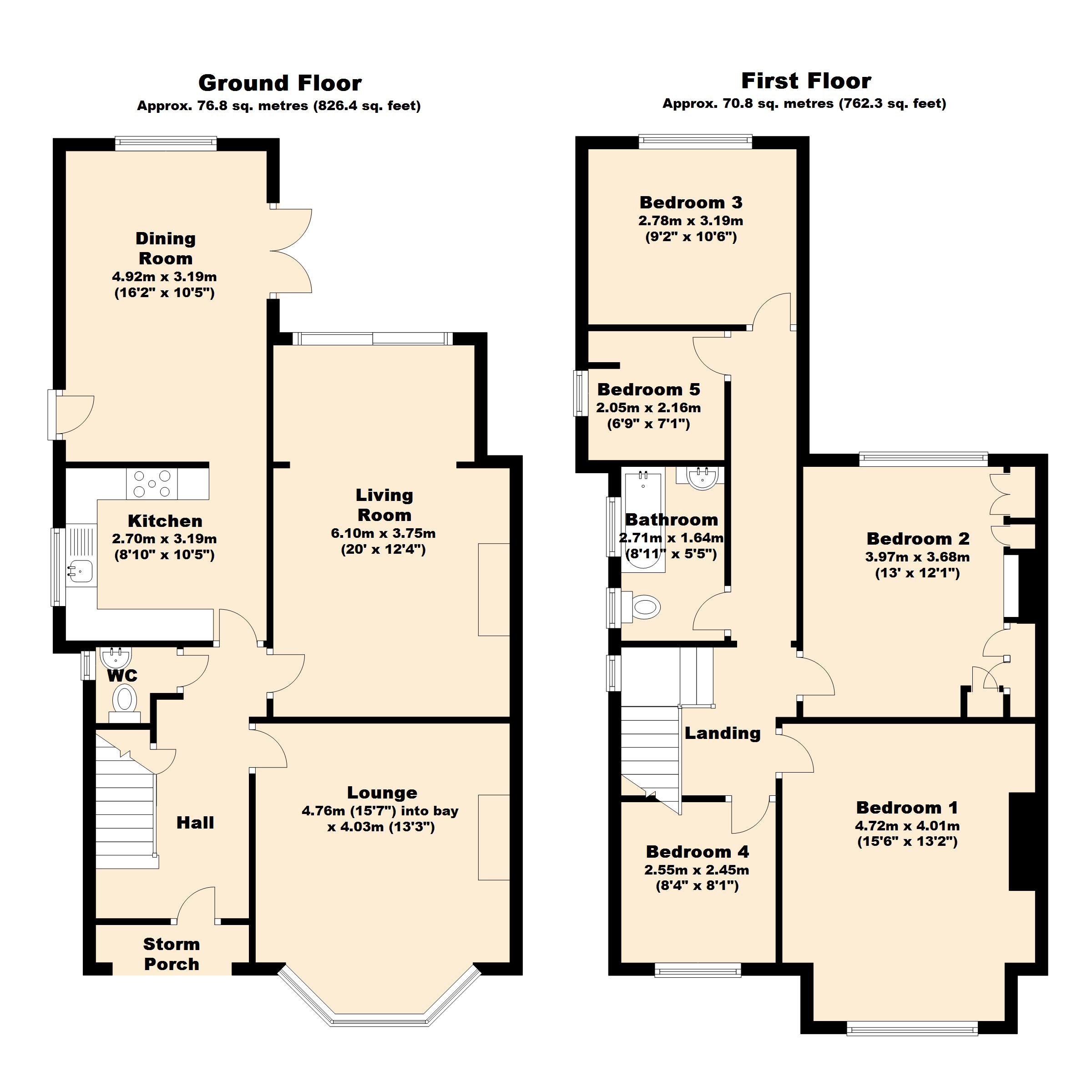 5 Bedrooms Semi-detached house to rent in Monks Walk, Penwortham, Preston PR1