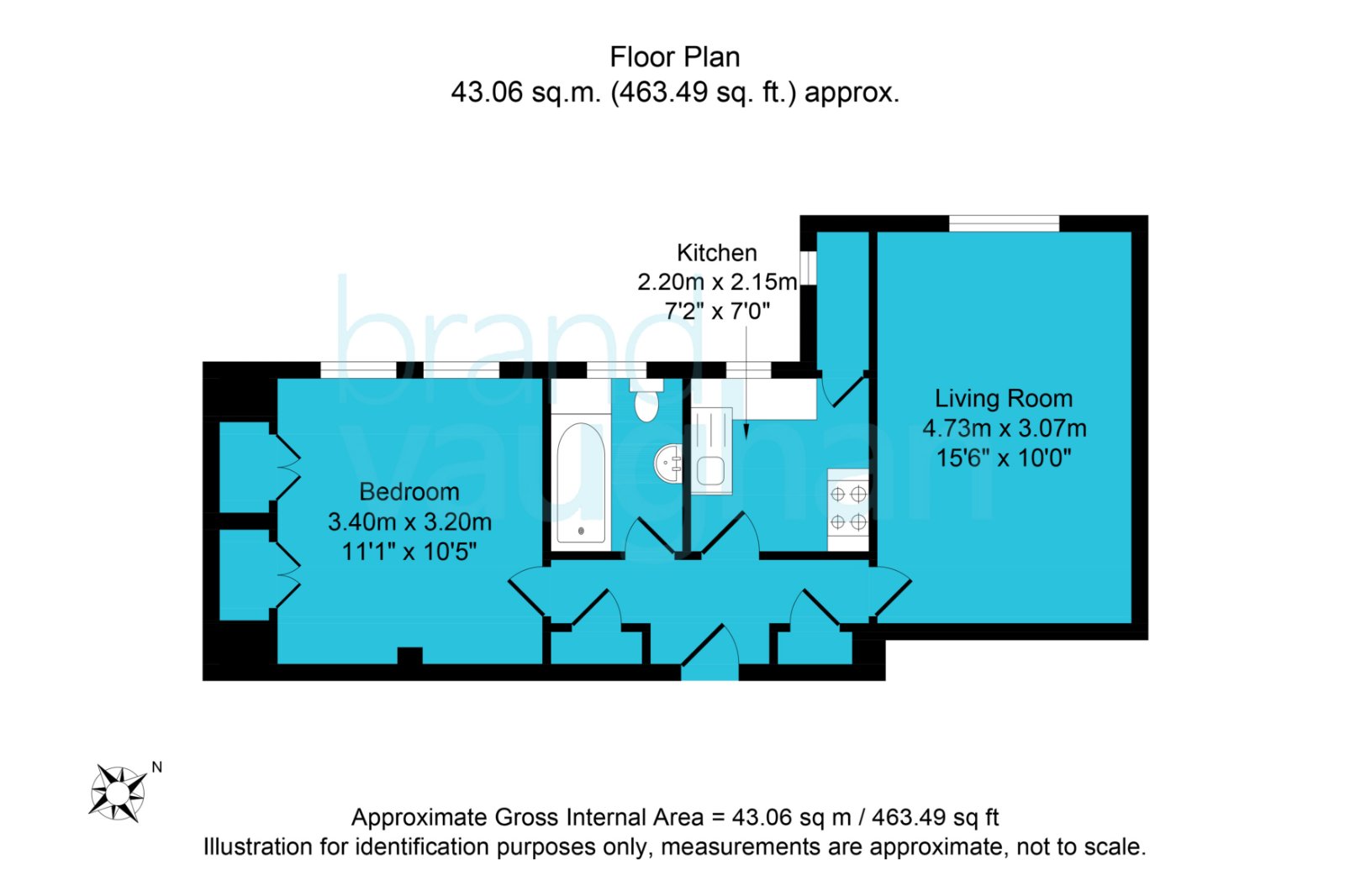 47 Viceroy Lodge, 143, Kingsway, East Sussex floorplan