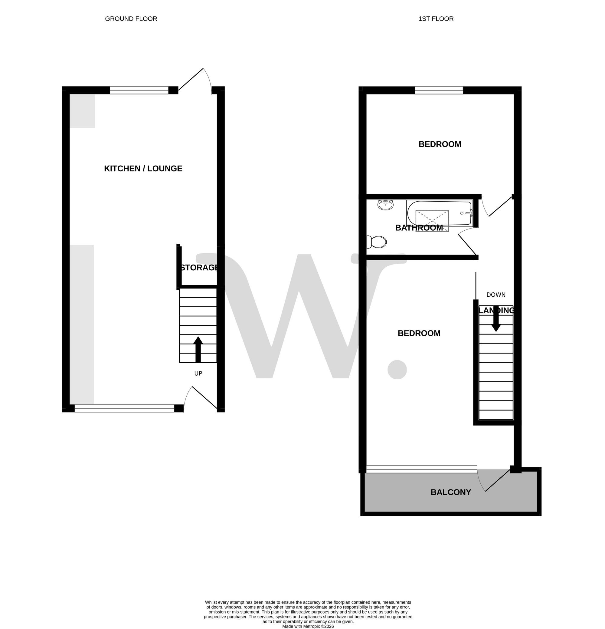 Flat I, 100 Earlham Road, Norwich floorplan