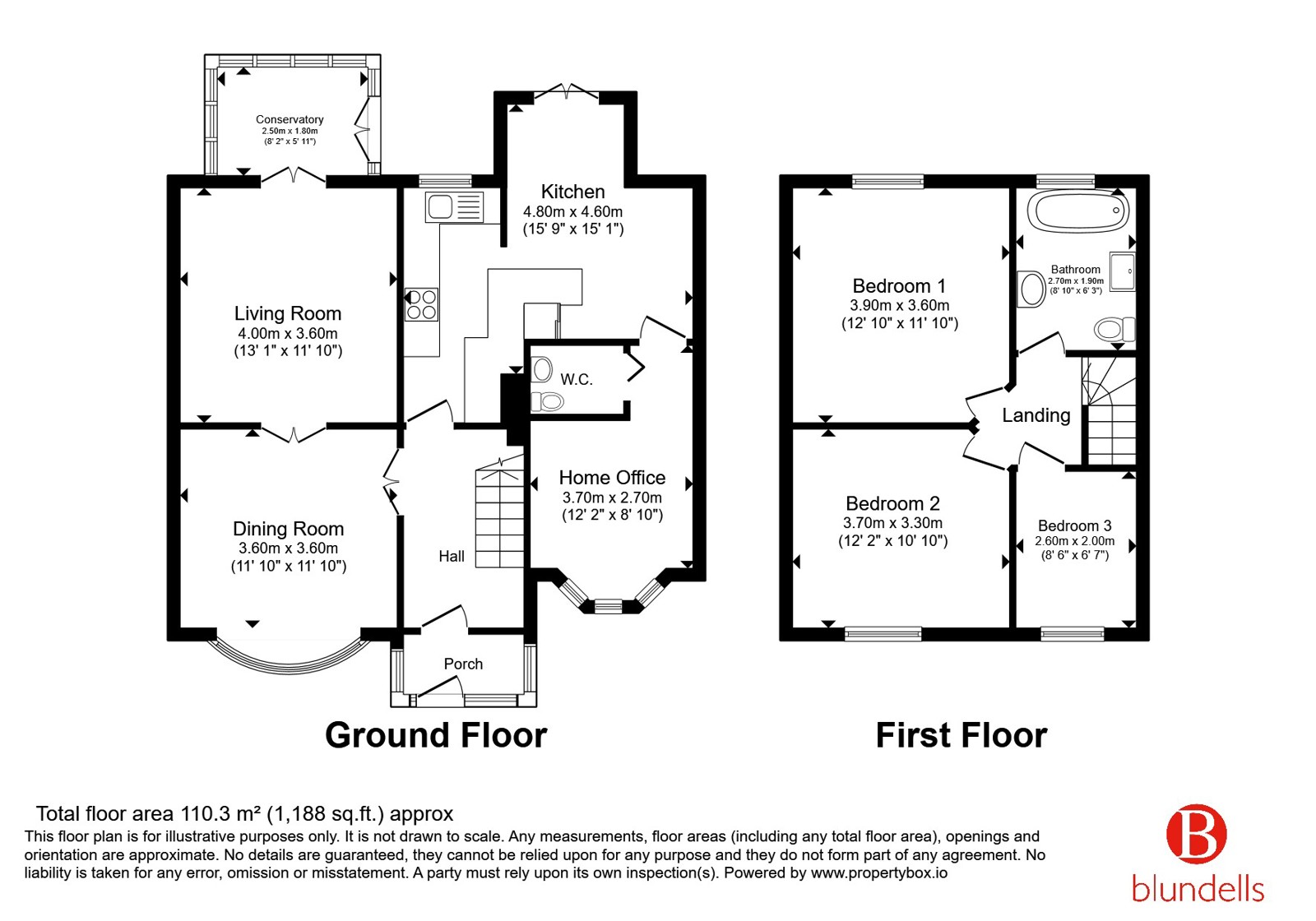 22, Dobcroft Avenue, Sheffield floorplan
