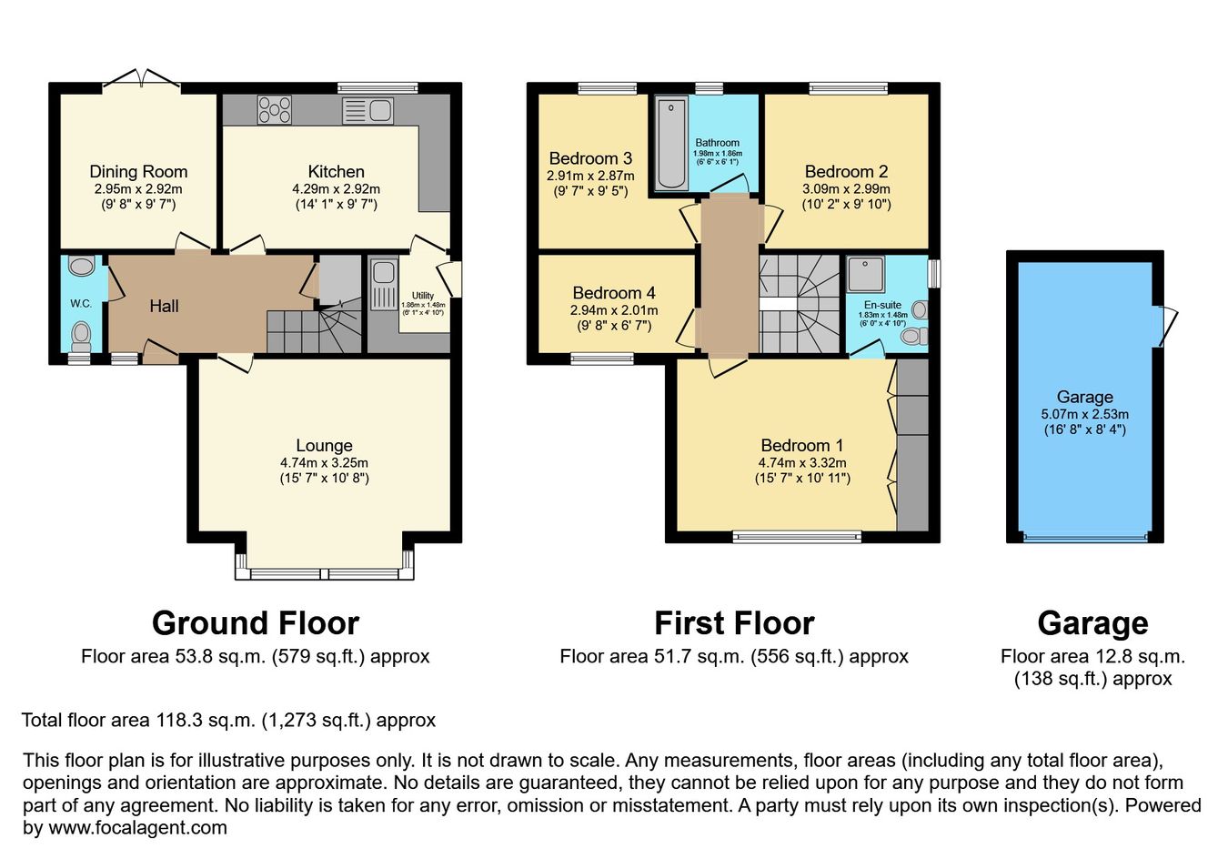 4, Riverside Close, Doncaster floorplan