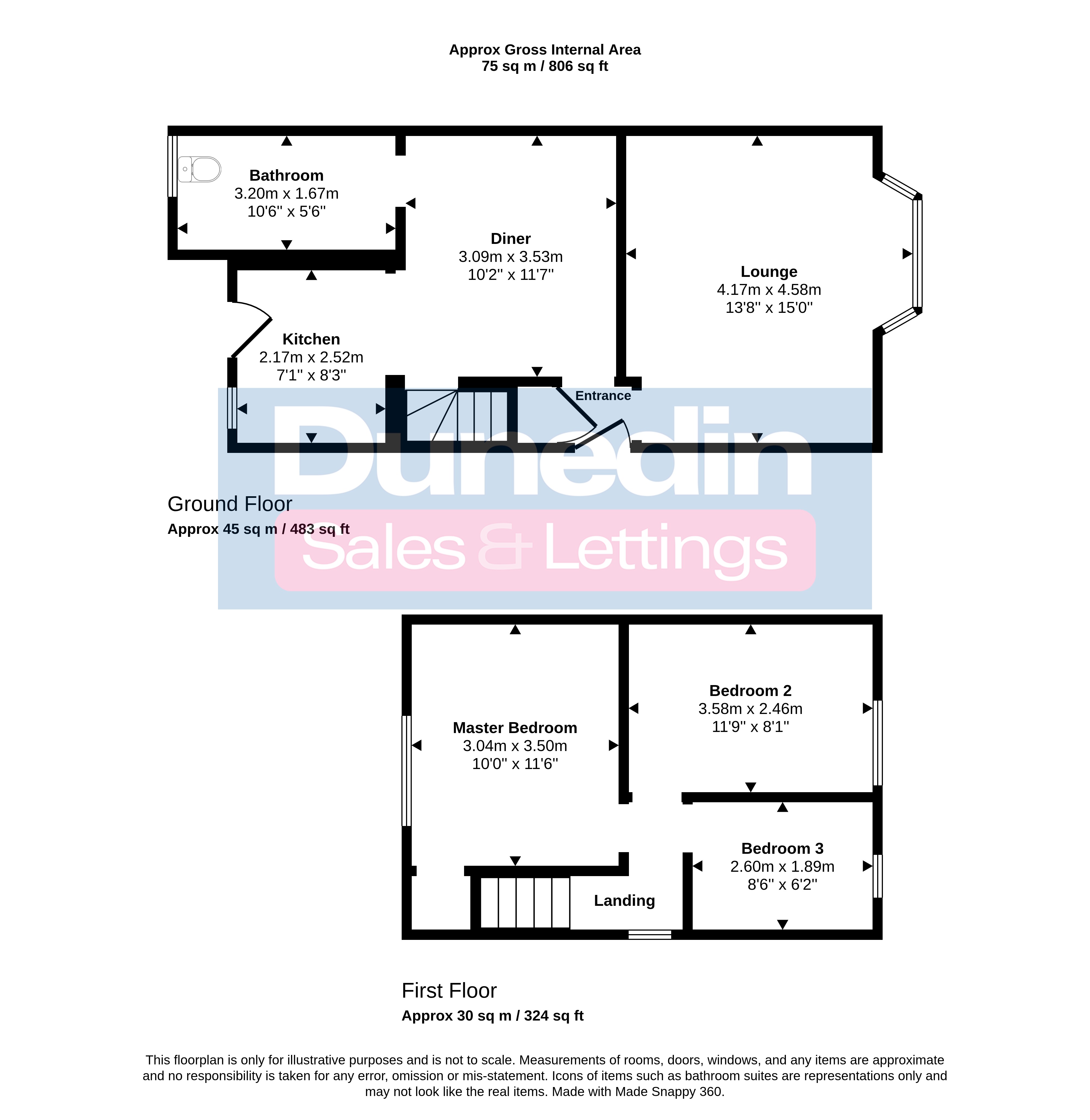 8, Brook Road, Birmingham floorplan