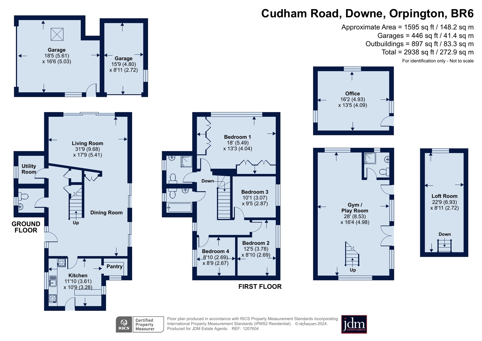 Downe Hall Farm,, Cudham Road, Orpington floorplan