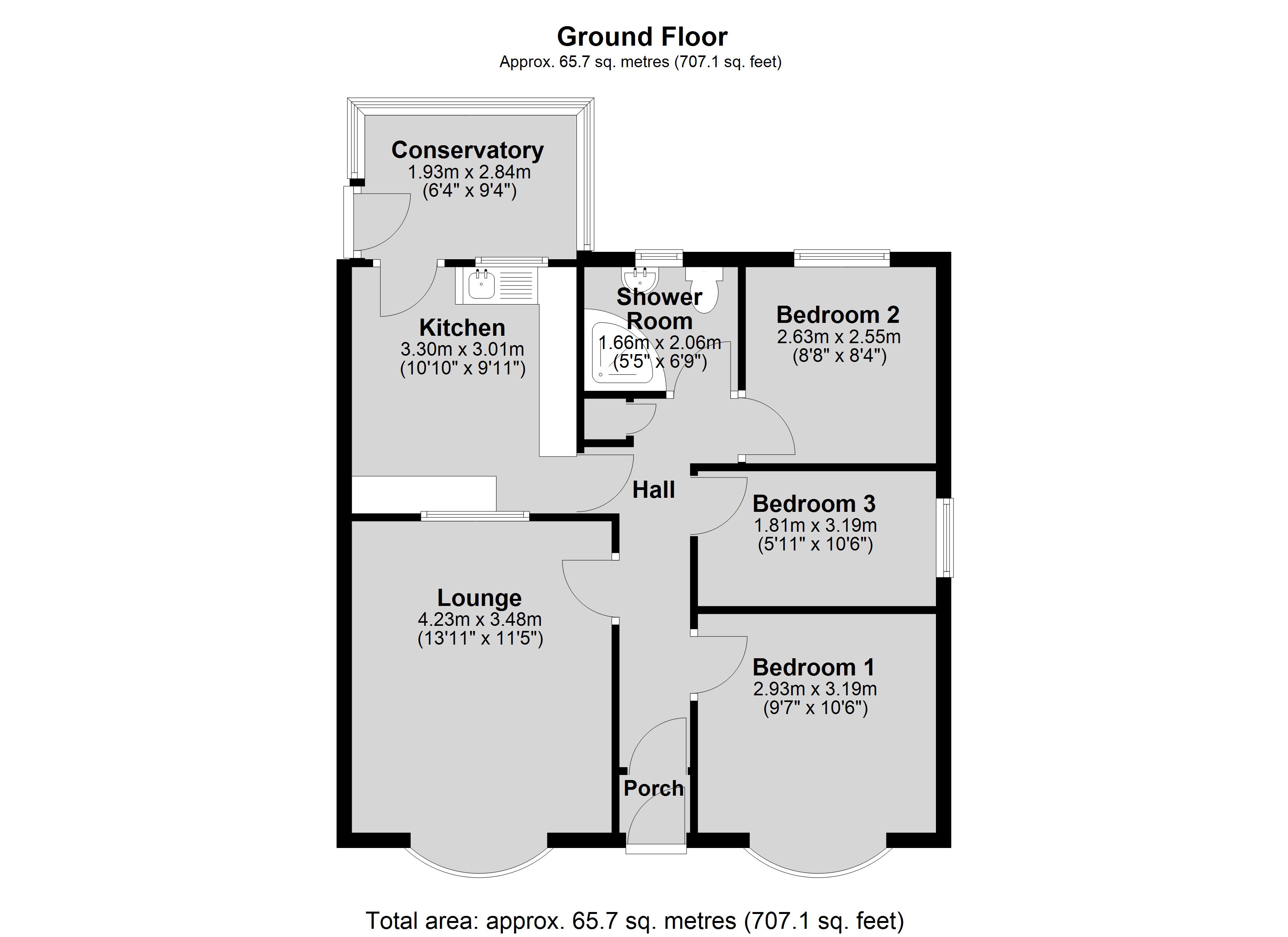 16, Woodland Avenue, Lincoln floorplan