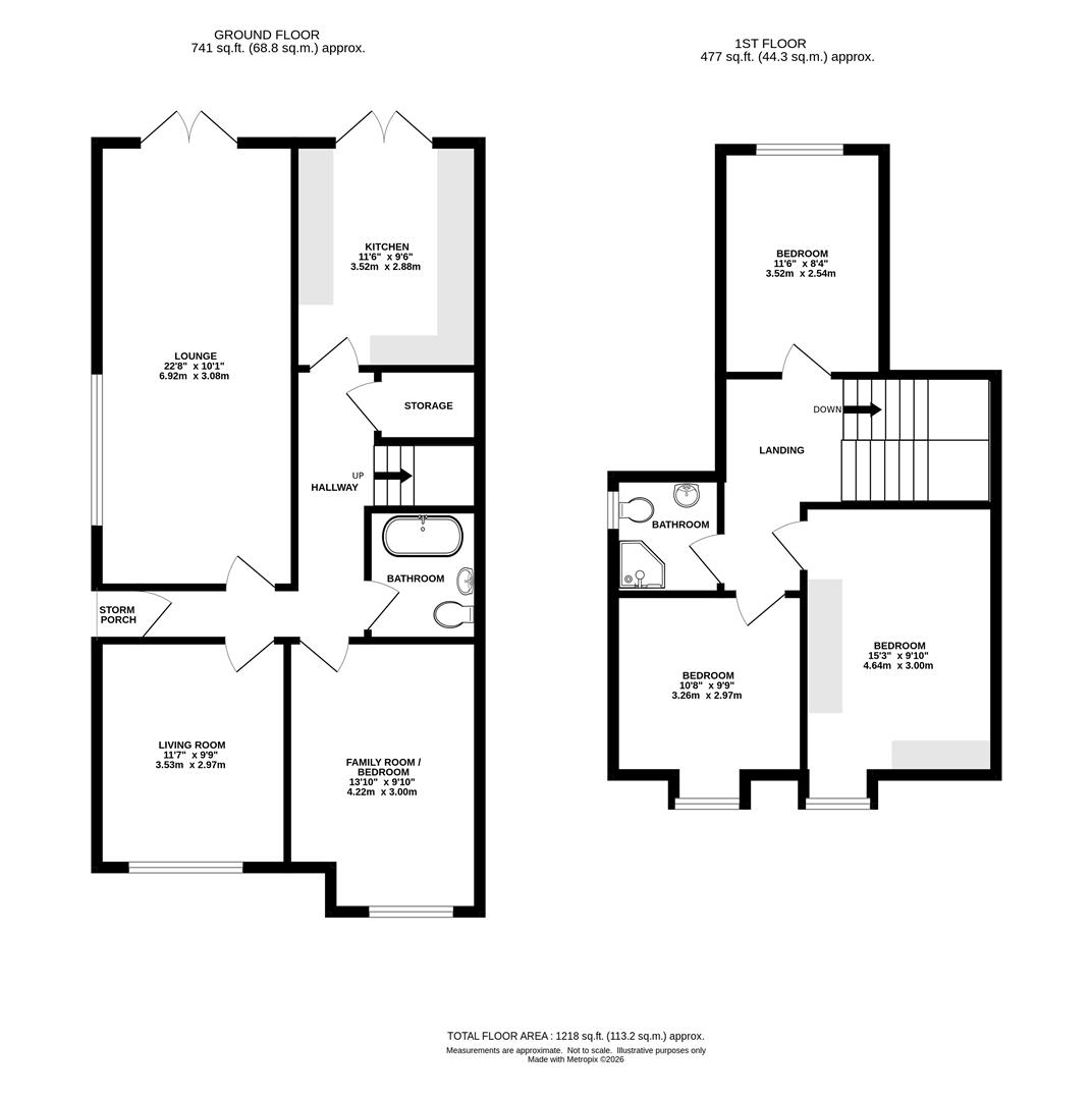 63, Crow Green Road, Brentwood floorplan
