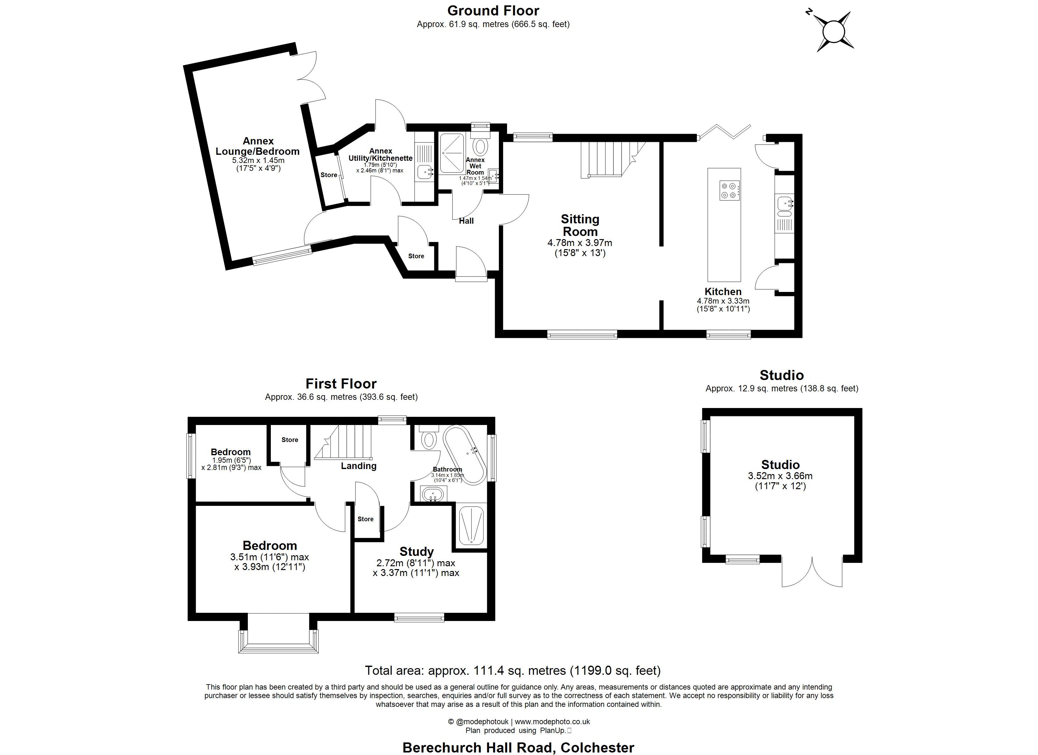 182, Berechurch Hall Road, Colchester floorplan