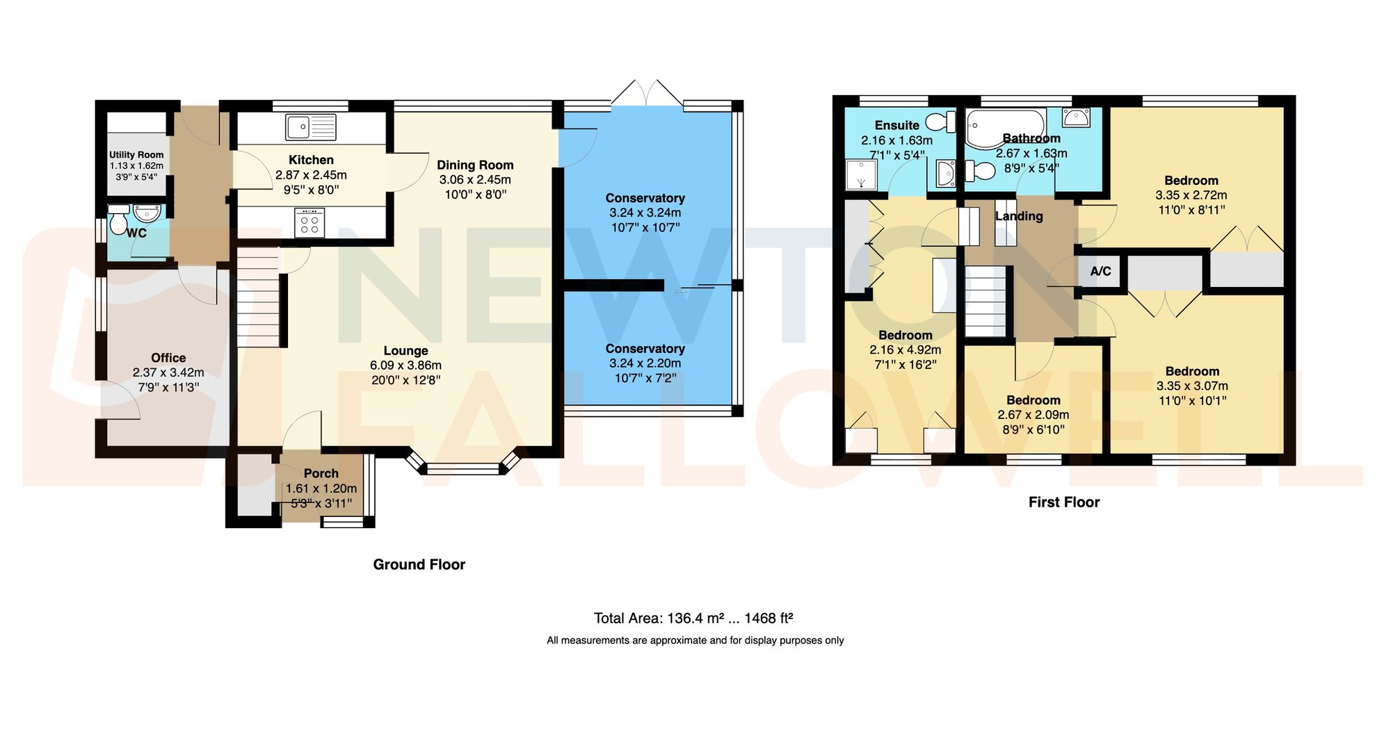 12 Holmefield Close, Worksop floorplan