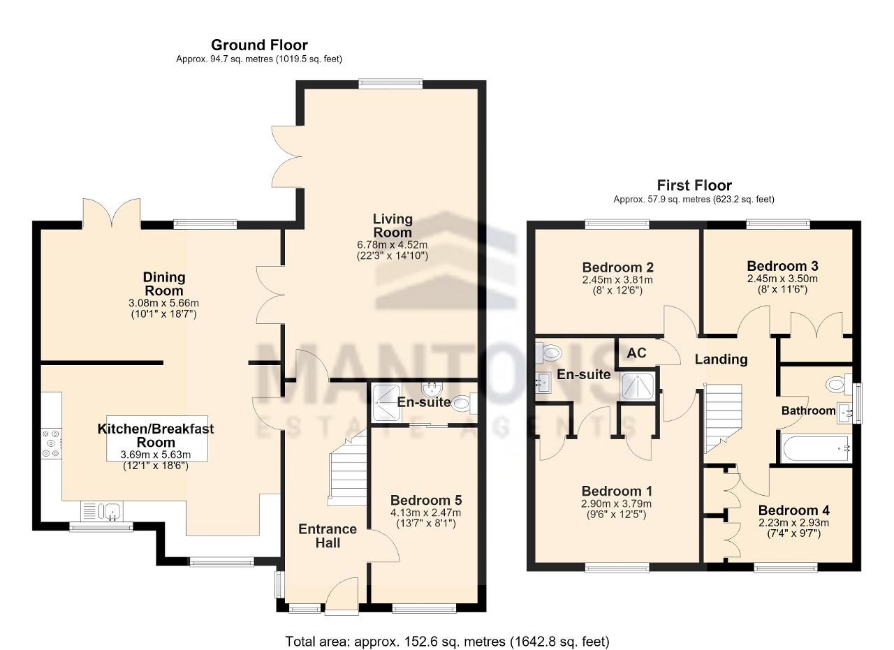 70, Kirby Drive, Luton floorplan