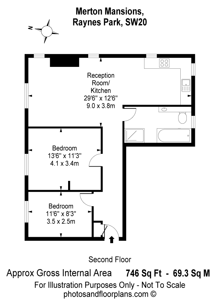 Bushey Road, Raynes Park floorplan