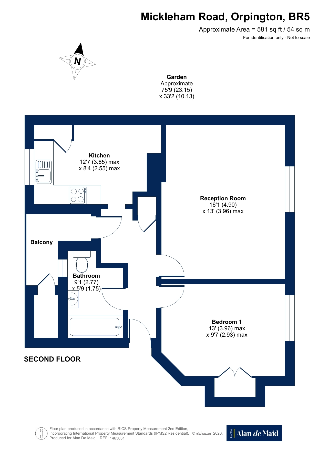 41, Mickleham Road, Orpington floorplan