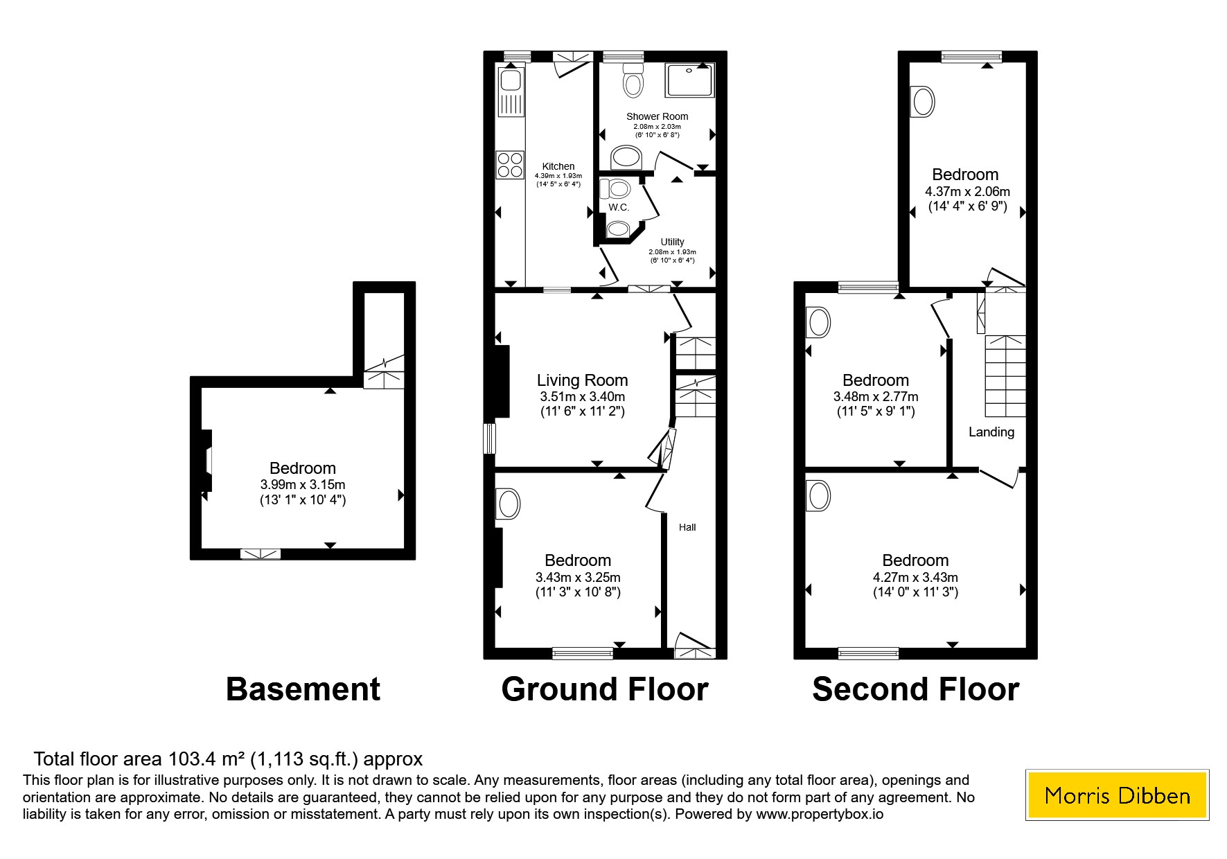 Osborne Road North, Portswood floorplan