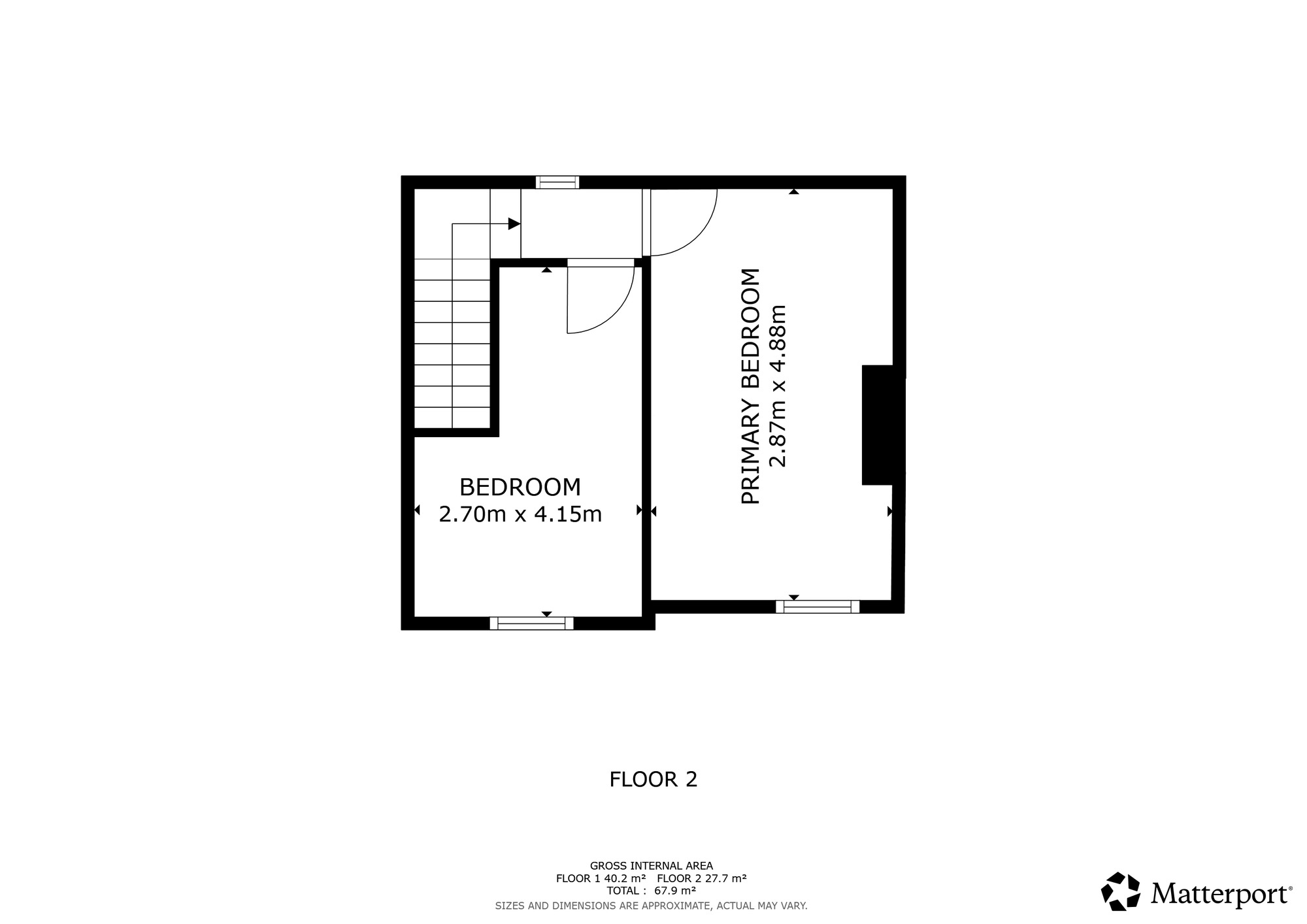 6, Chester Square, Lynemouth floorplan