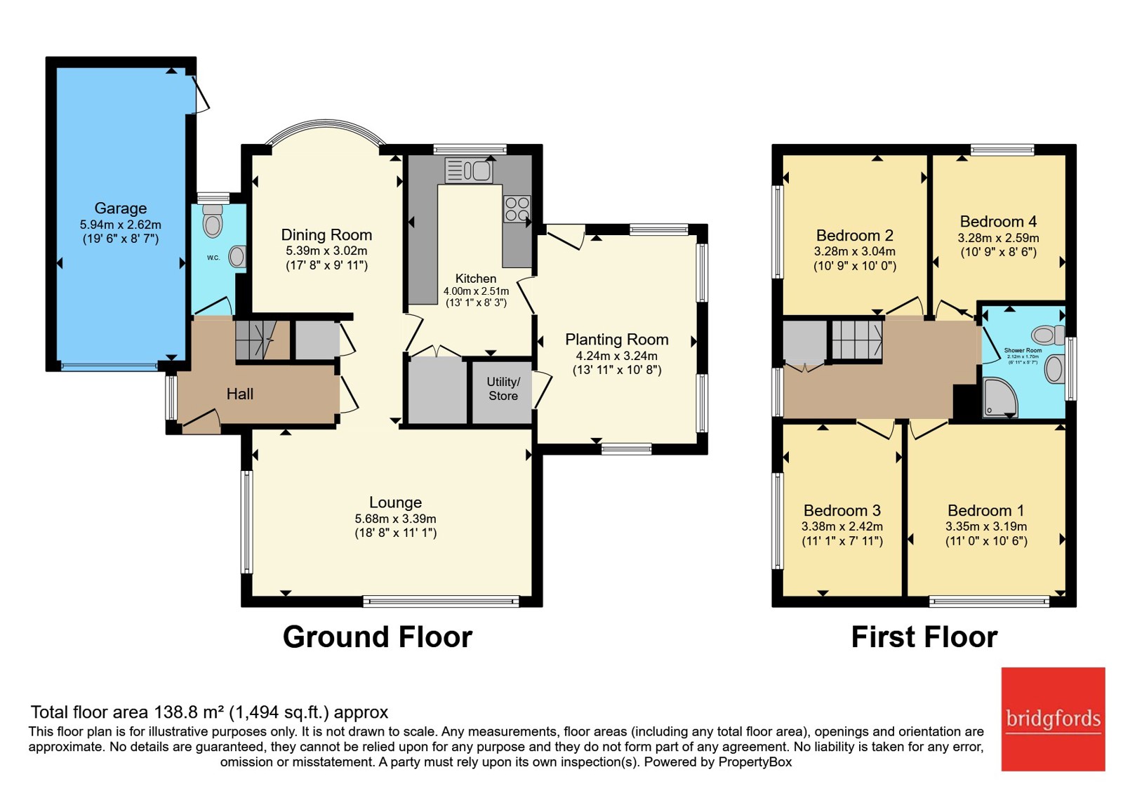 10, Belvedere Close, Staffordshire floorplan