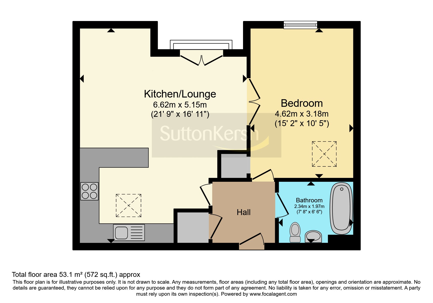 Apartment 17, 12, York Street, Merseyside floorplan