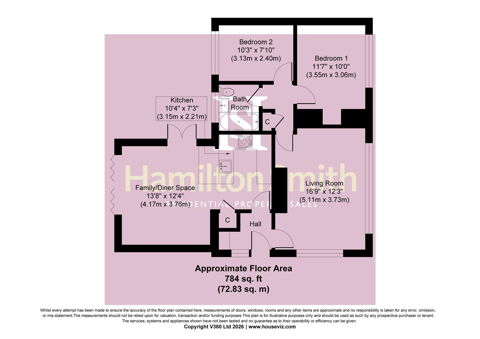 74, Penzance Road, Kesgrave floorplan