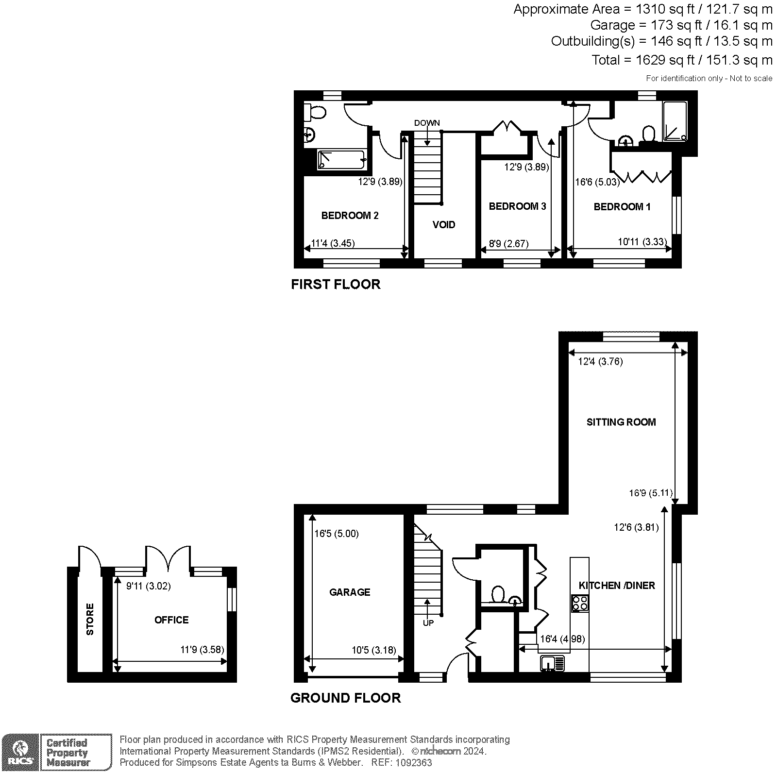 31, Key Drive, Cranleigh floorplan