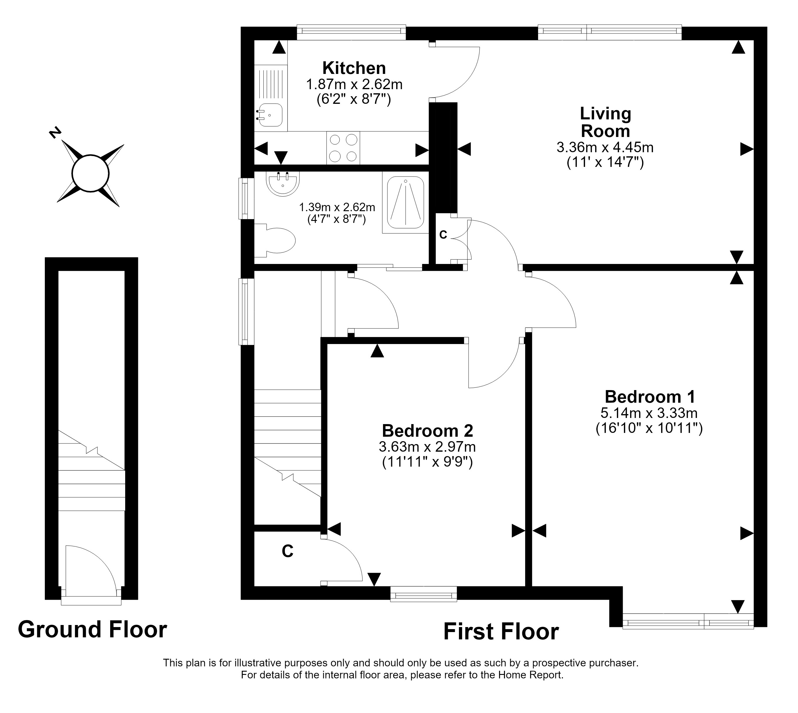 39, Pilton Place, Edinburgh floorplan
