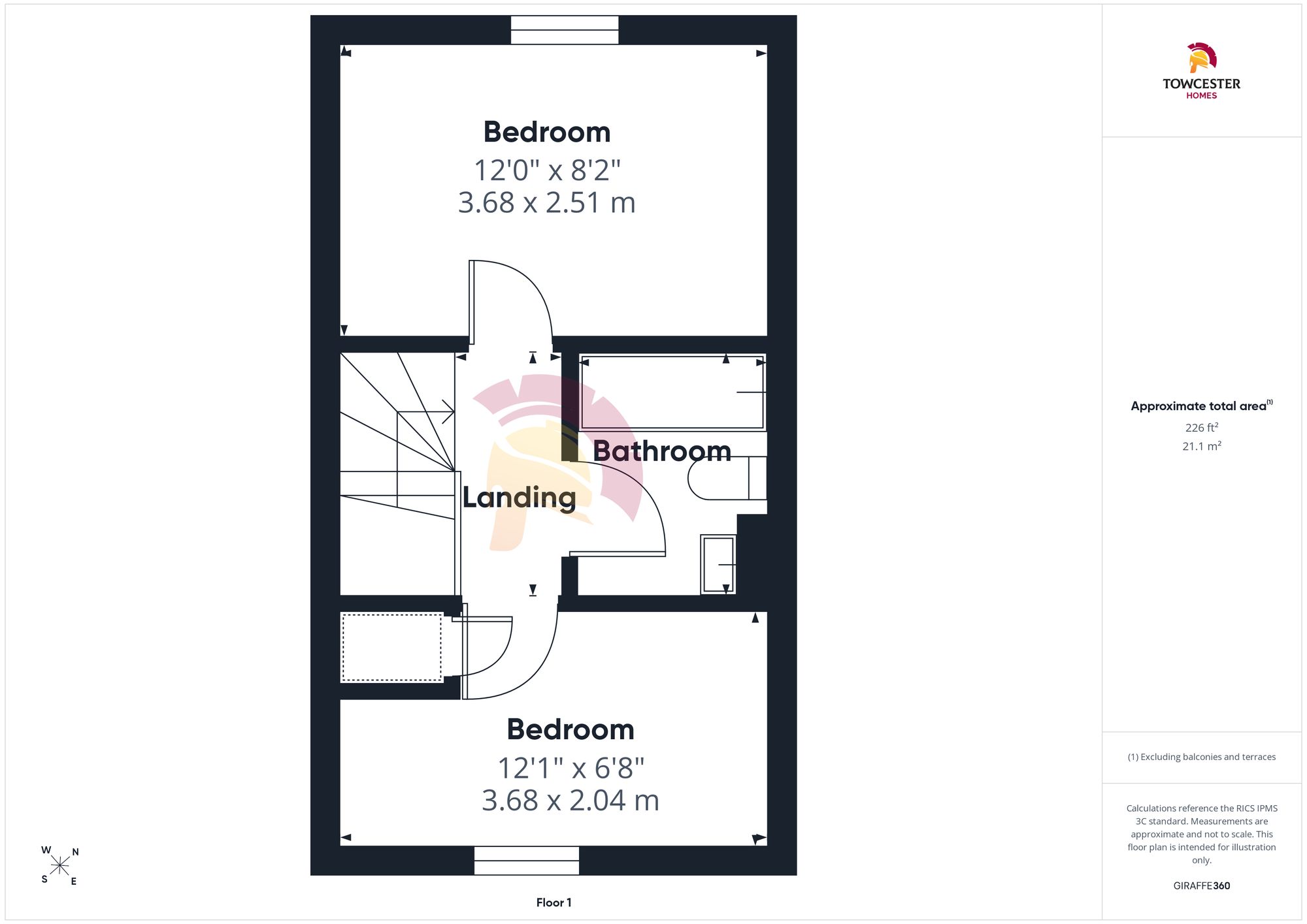 62 Aintree Avenue, Towcester floorplan