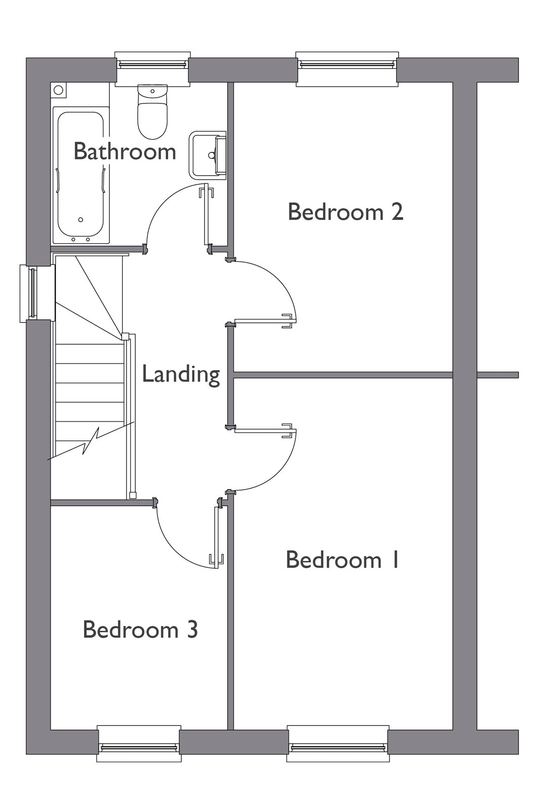 Plot 175 (Haddiscoe),, The Landings, Halesworth floorplan
