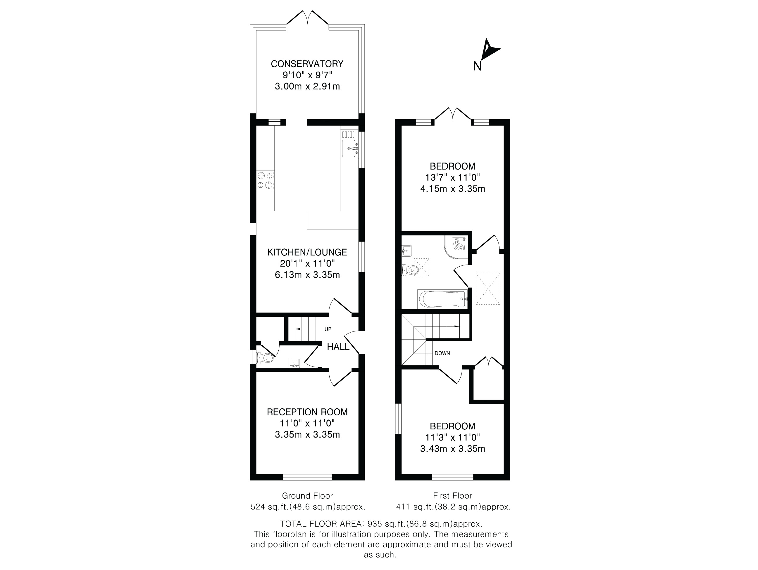 19, Highfield Road, St. Albans floorplan