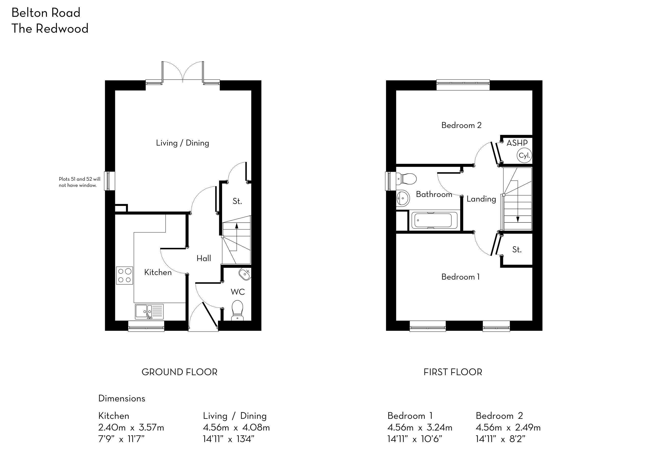 The Redwood, Manthorpe Chase, Grantham floorplan